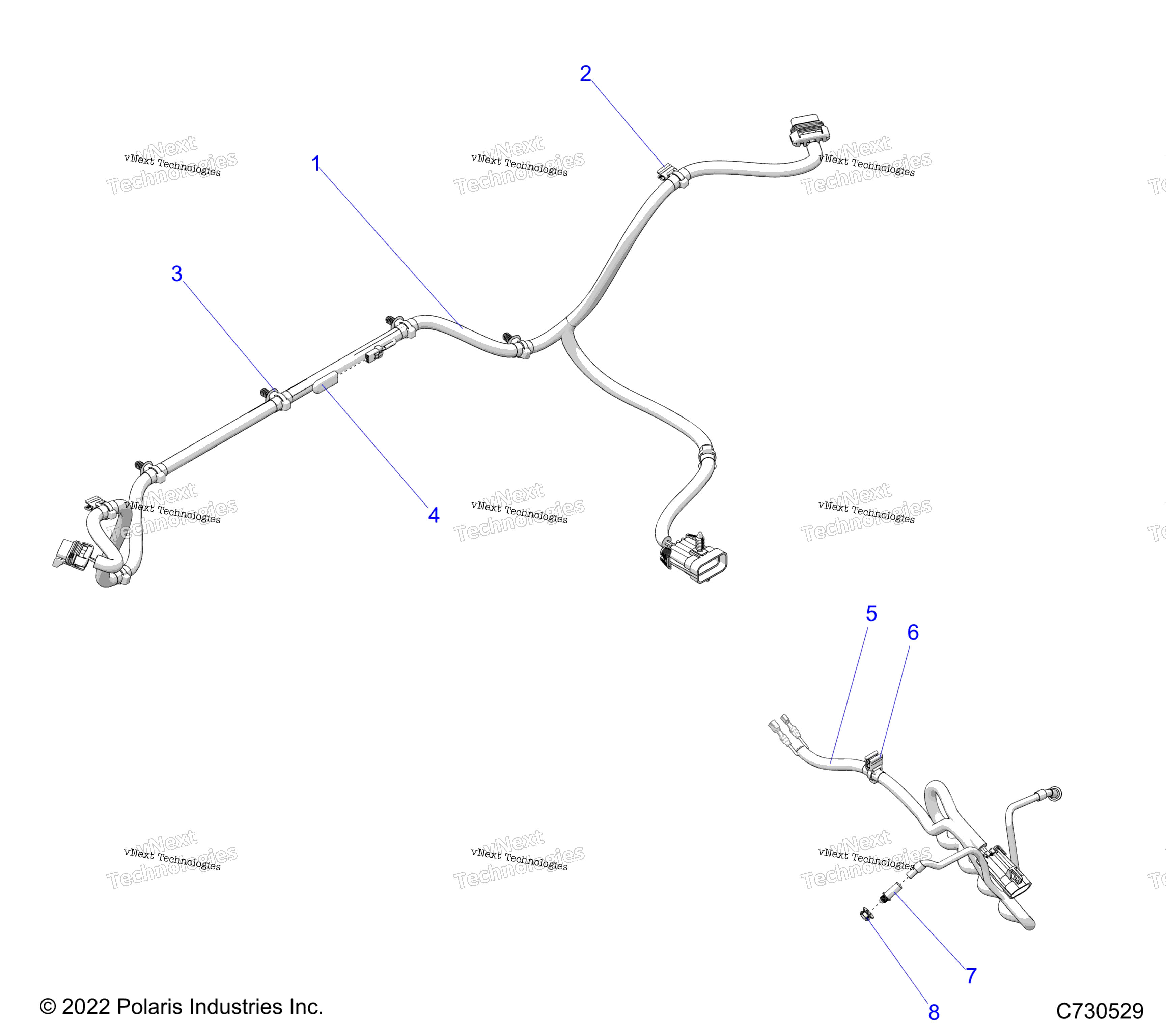 Electrical, провод Harness, Peripheral