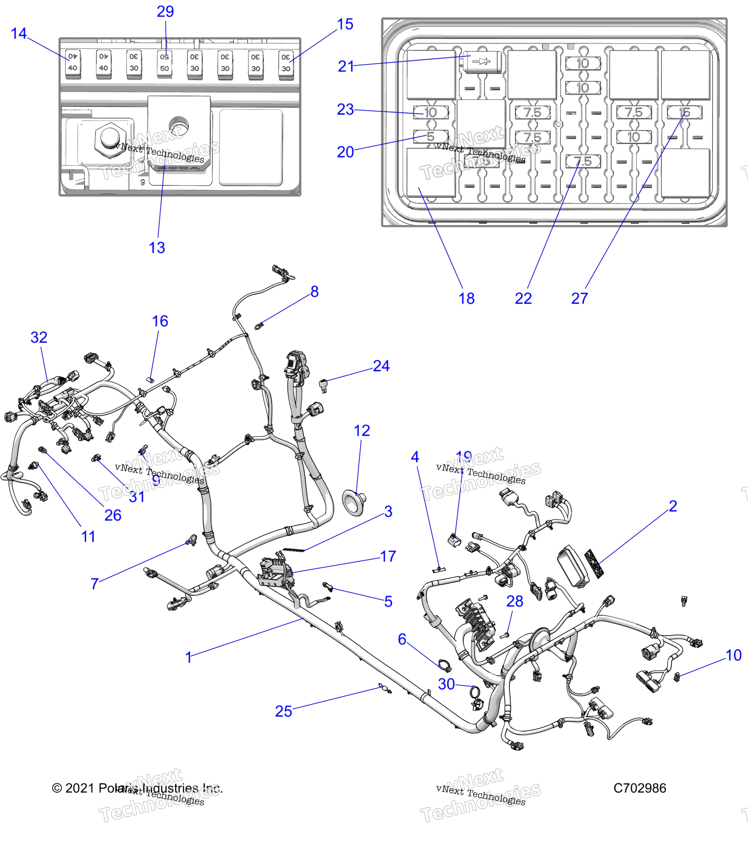 Electrical, провод Harness, Chassis