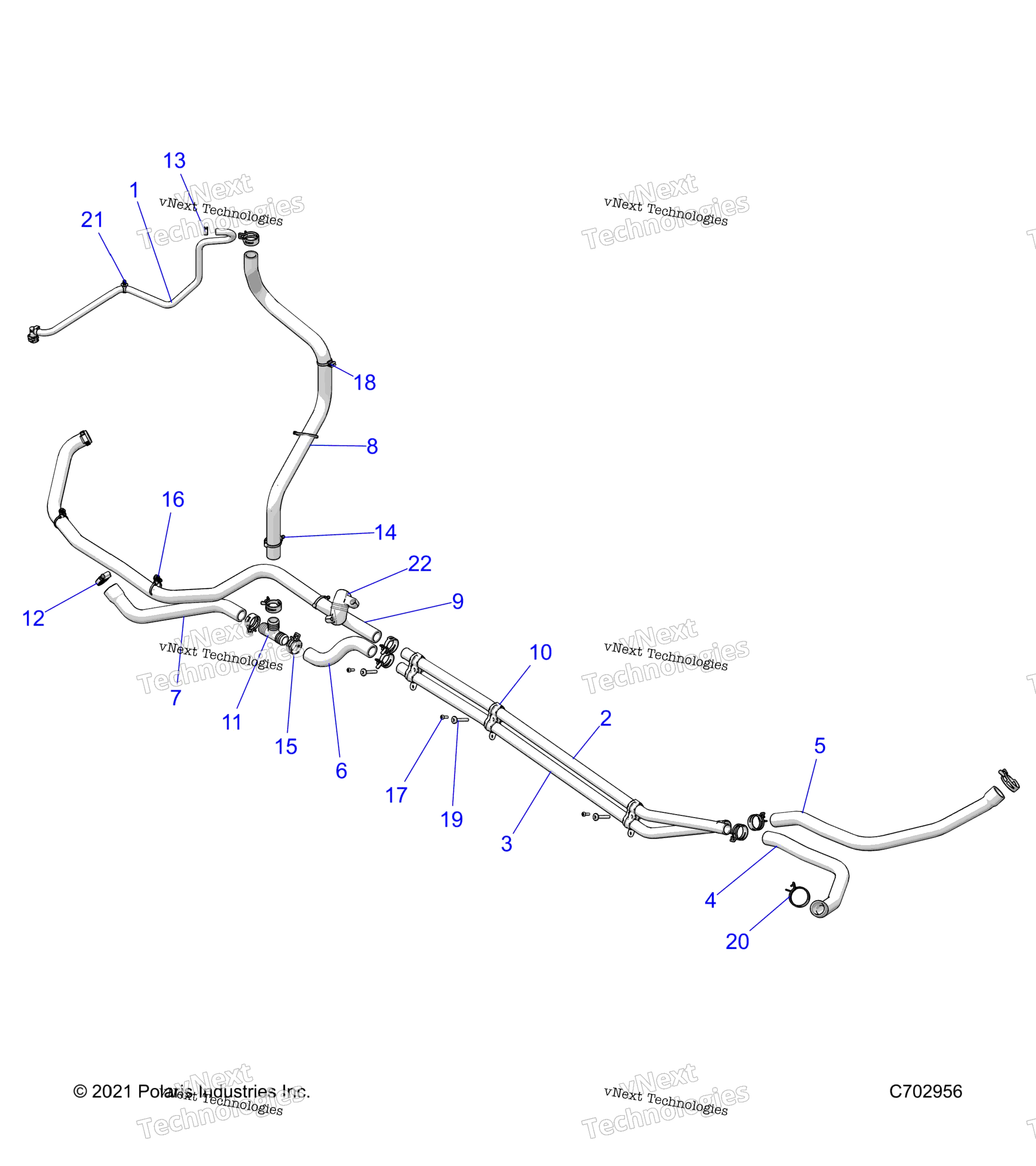 Двигатель, охлаждение Routing Engine Z23gad92a/92B