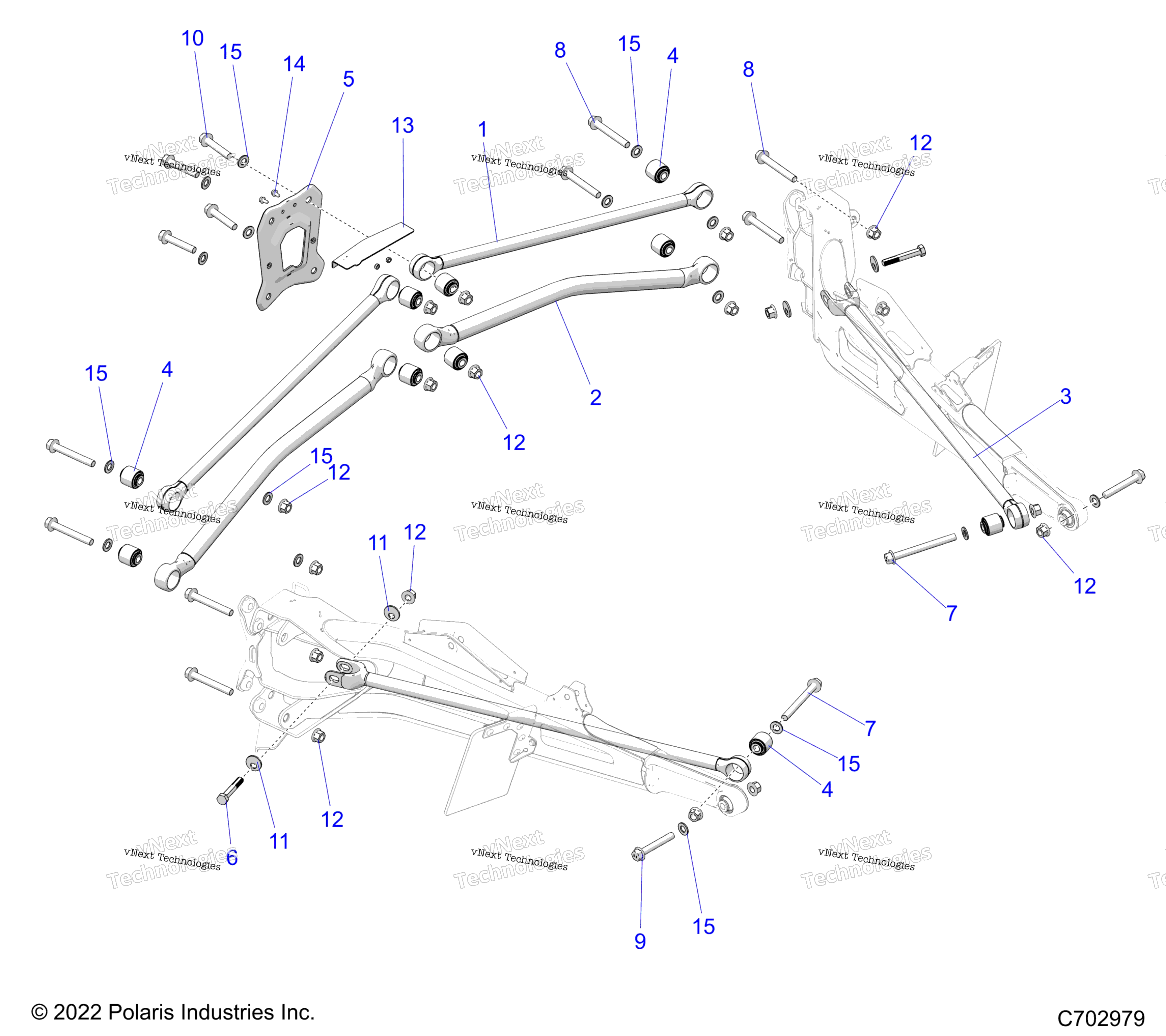 Подвеска, задняя Trailing Arms Mounting