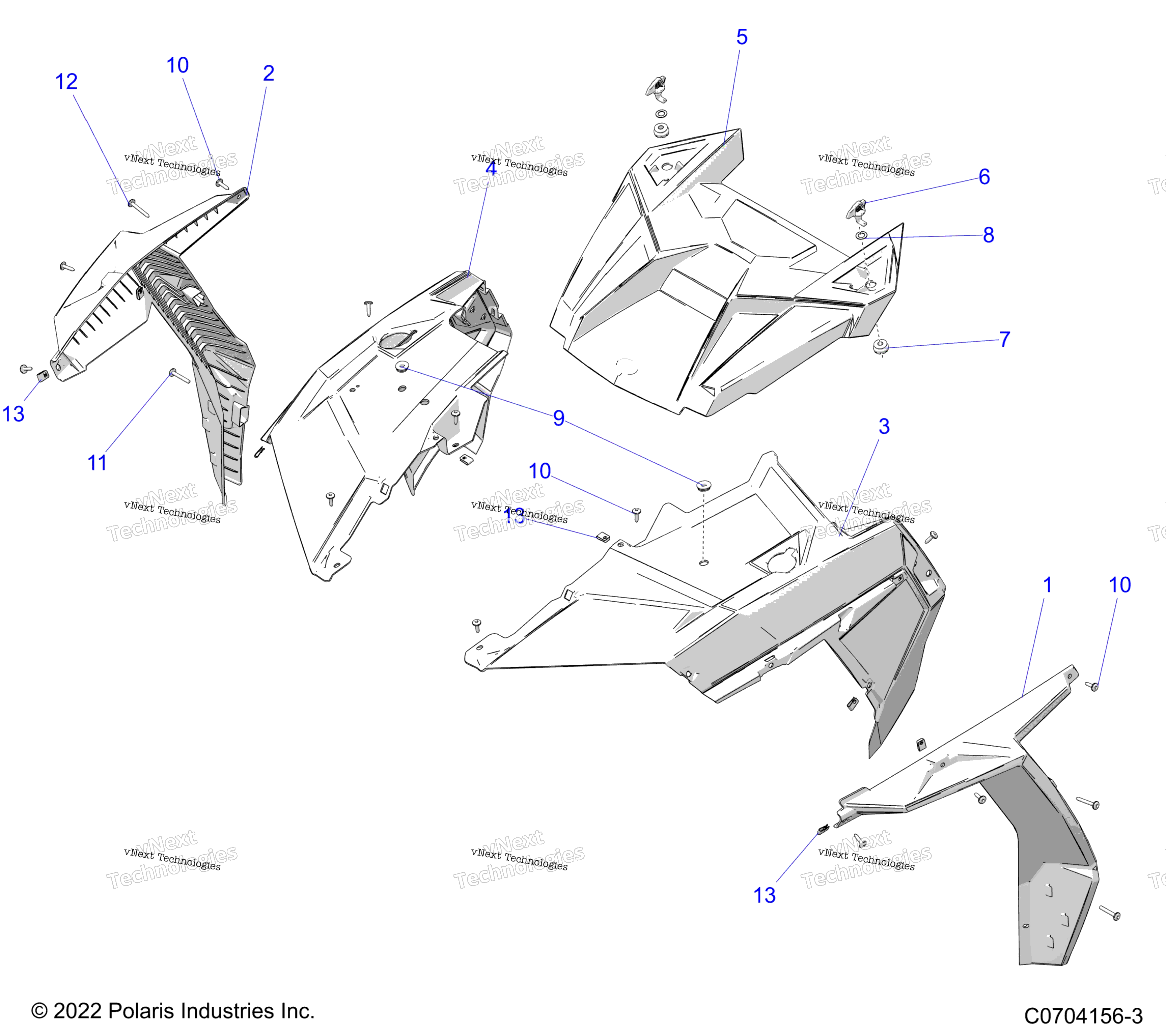 Body, Hood и передний кузов Work Z23nav99a / 99B