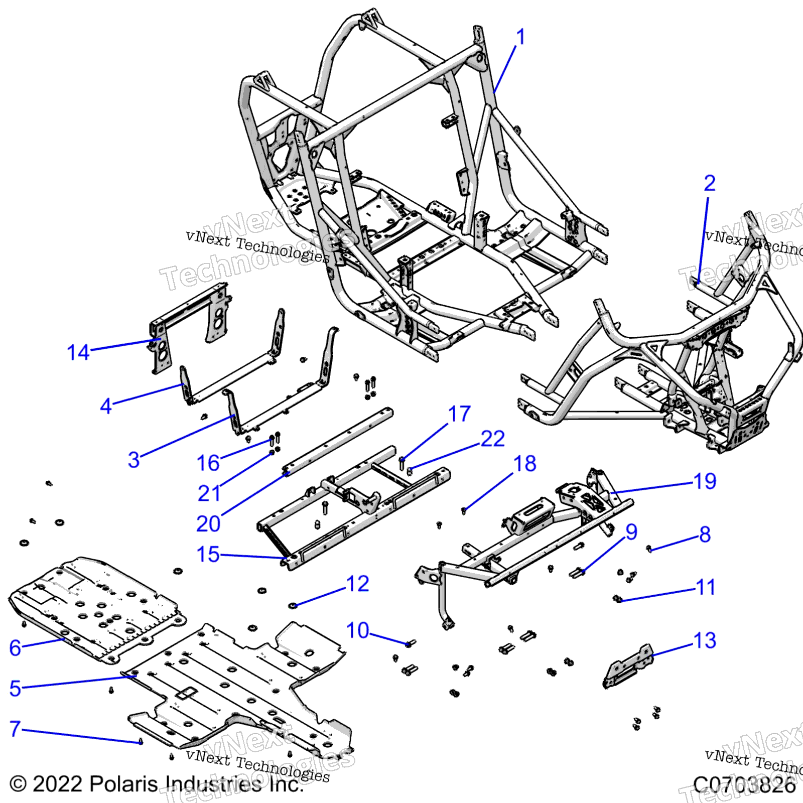 Шасси, основная рама And Skid Plates Z23nak99a/99B