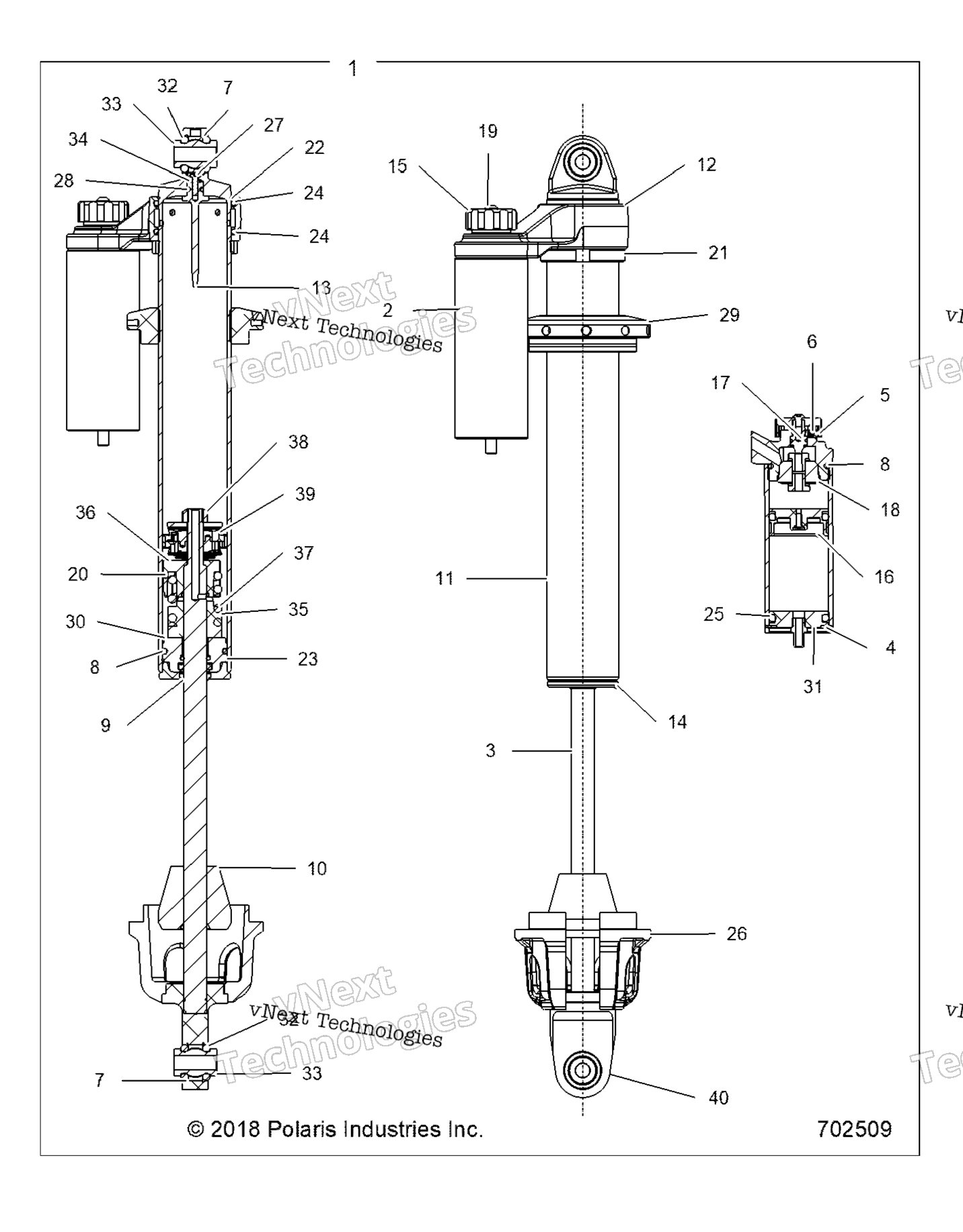 Подвеска, передний амортизатор Internals Z23nak99a/99B