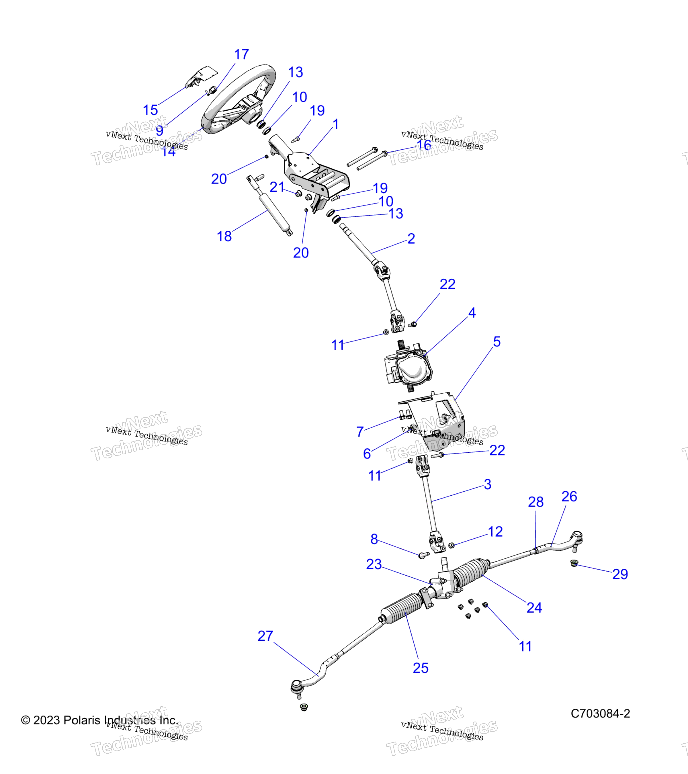 Steering, Power рулевое управление Asm. Z23n4e99a / 99B