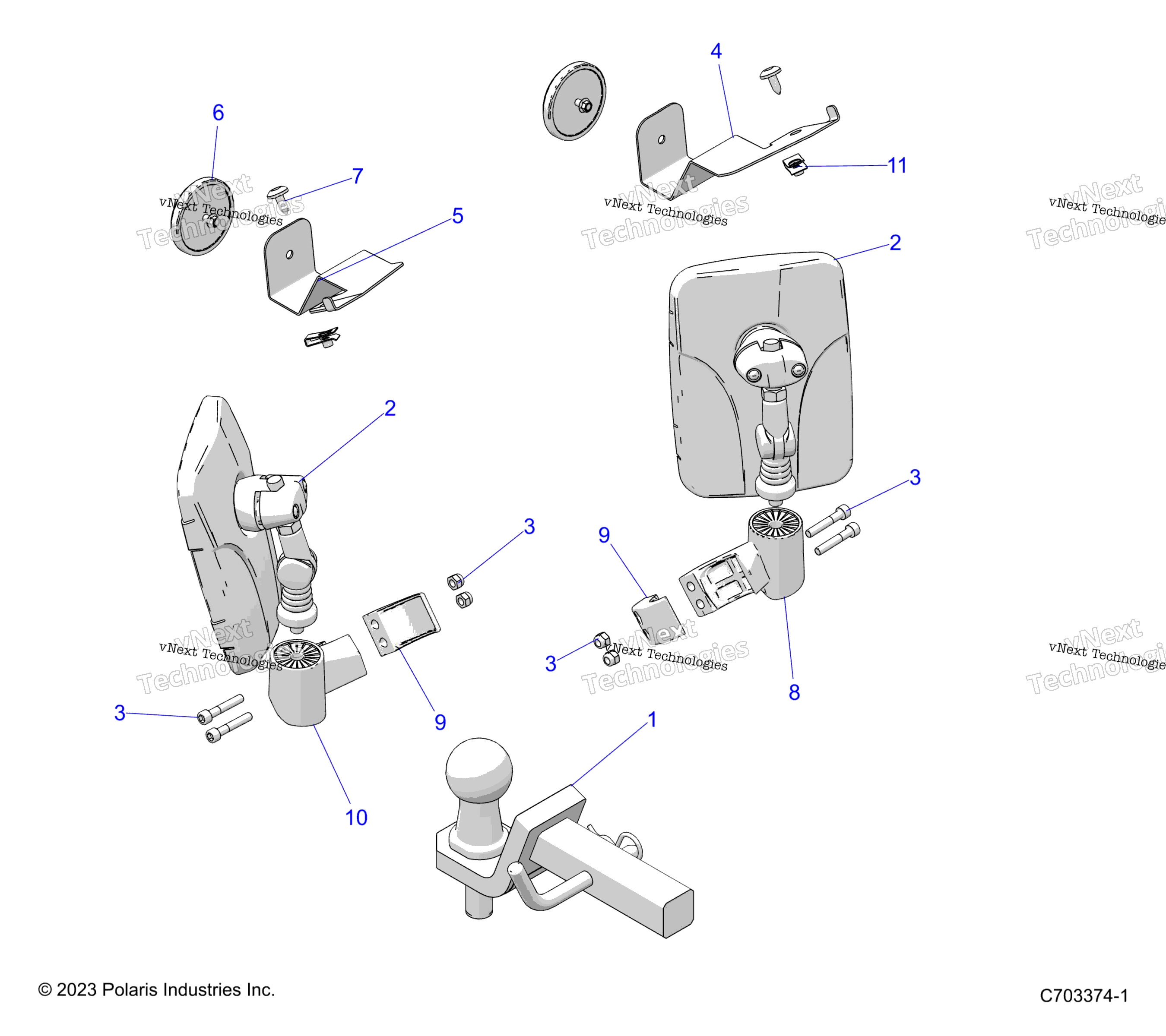 Body, Mirrors, Tractor Components Z24nes99cm / Fm