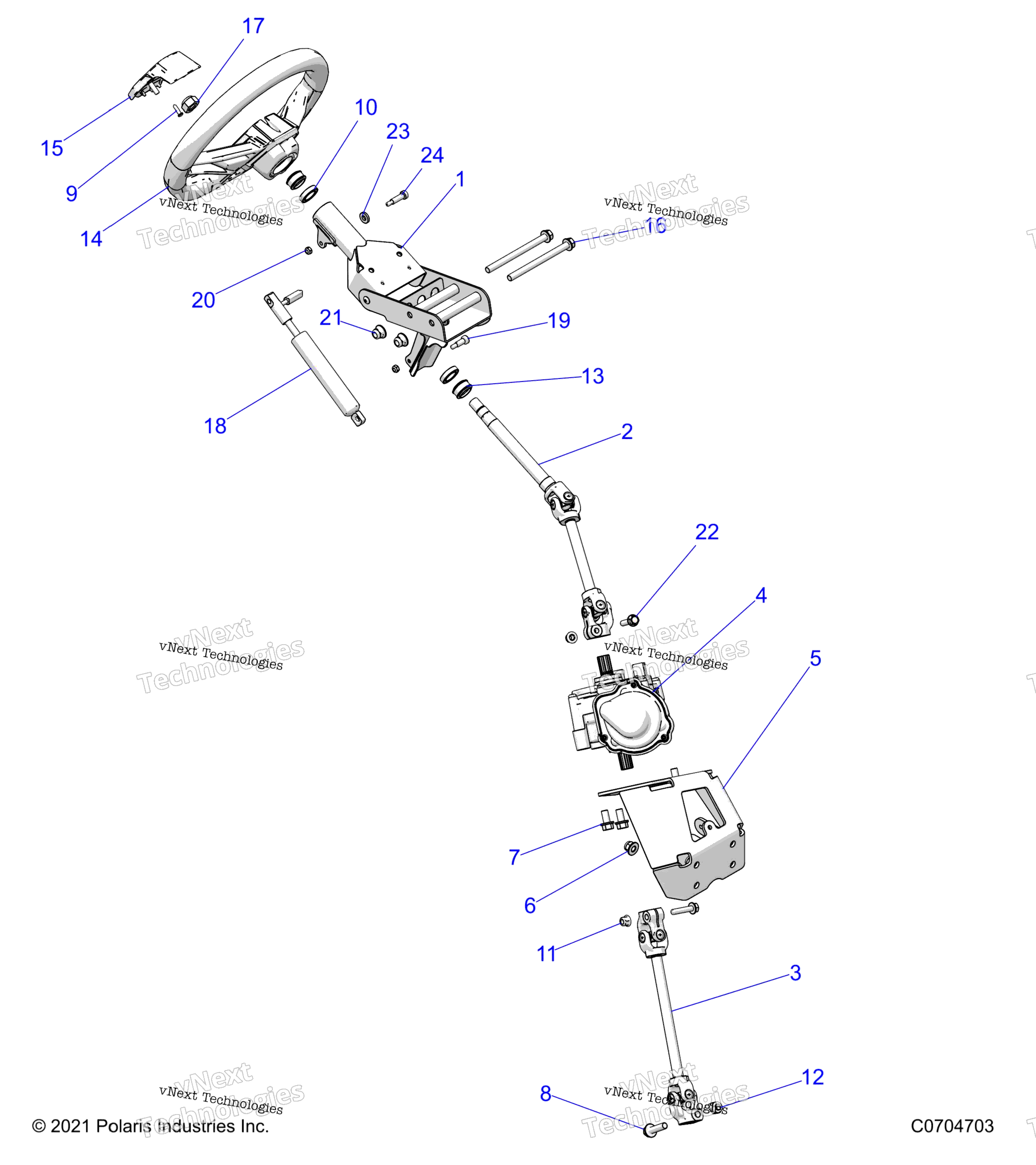 Steering, рулевое управление Asm. Z24nee99fm / Z24nes99fm / Cm