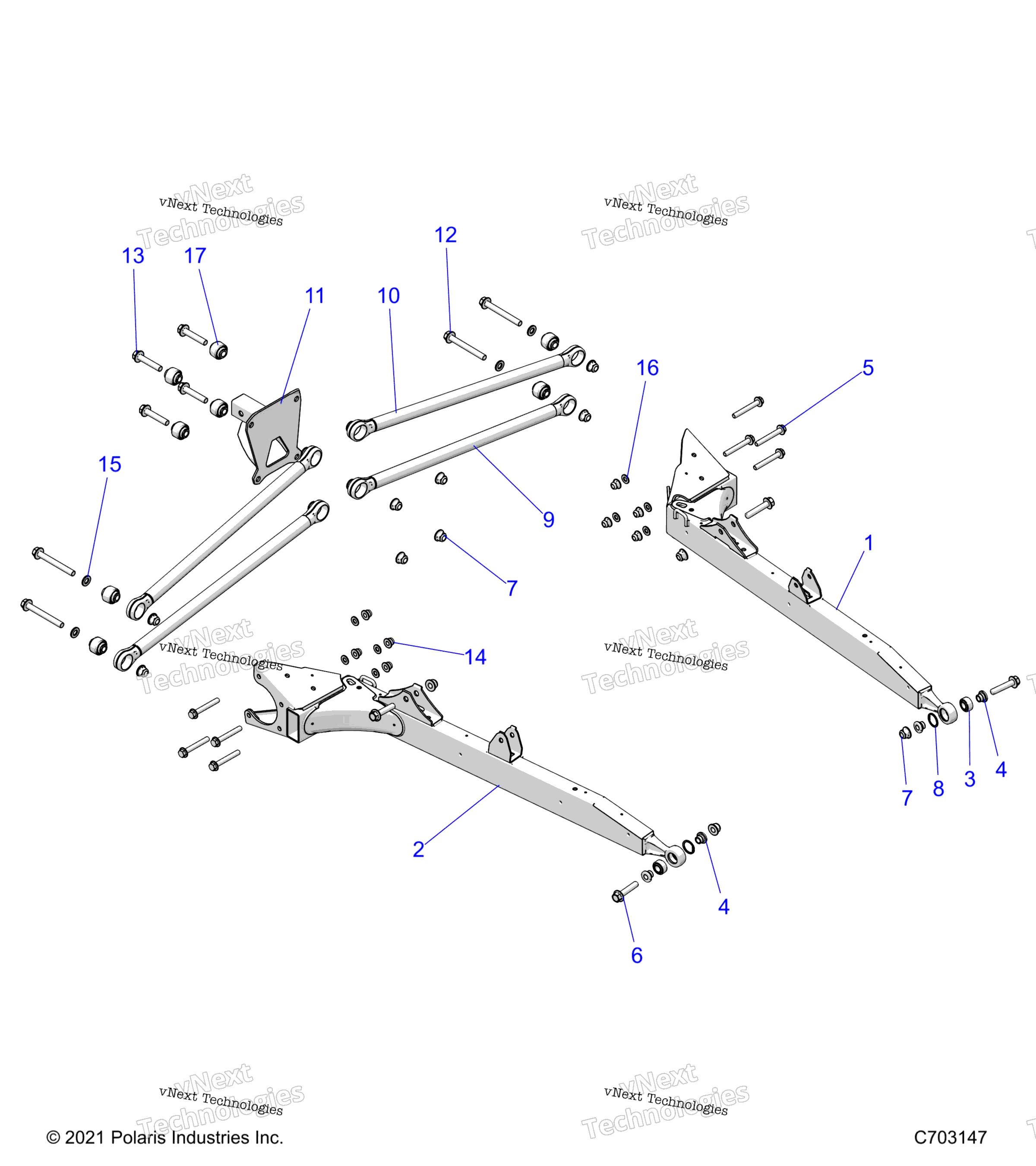 Подвеска, задняя Control Arms Z24nee99fm/Z24nes99fm/Cm