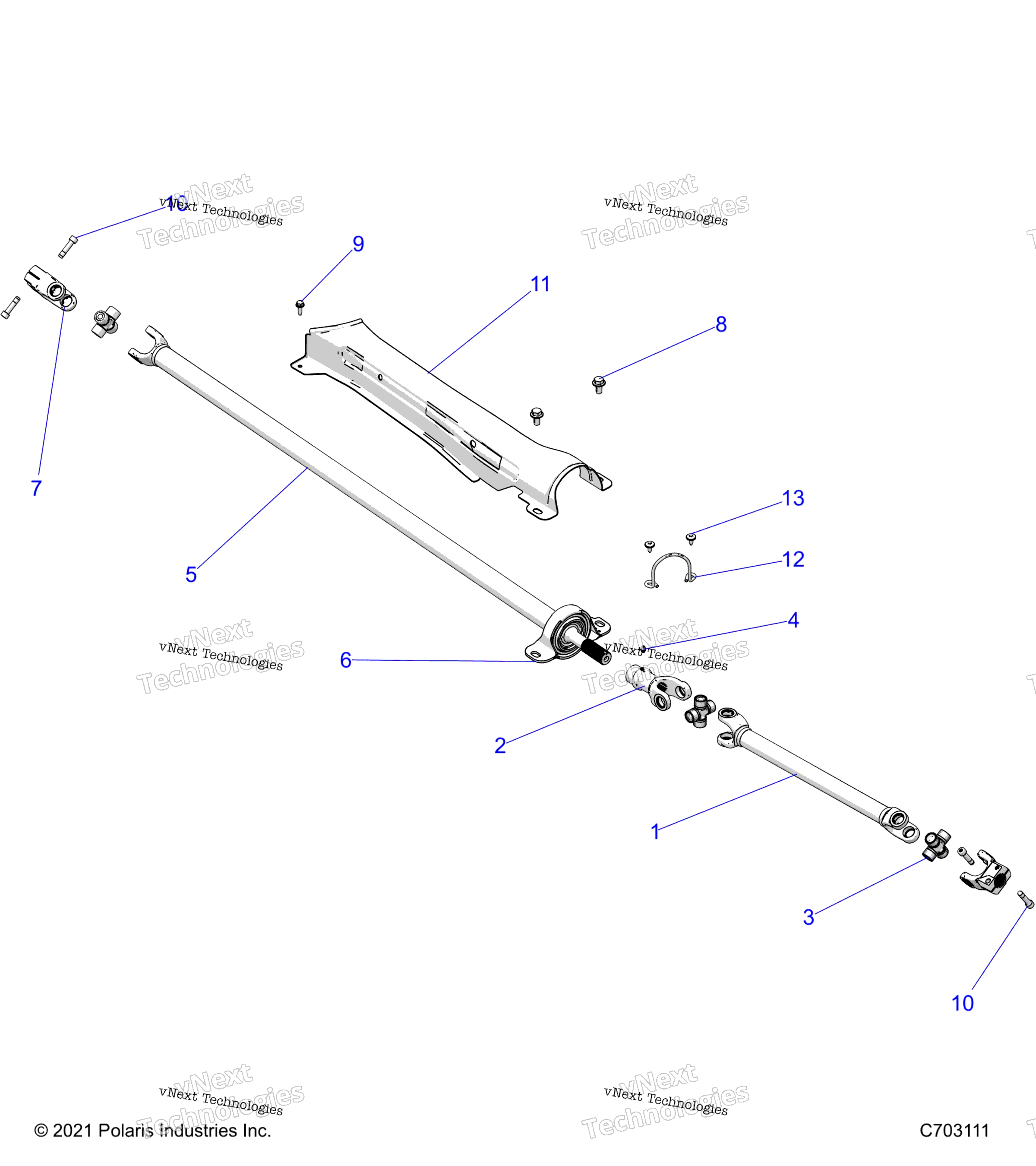 Привод Train, Prop Shaft