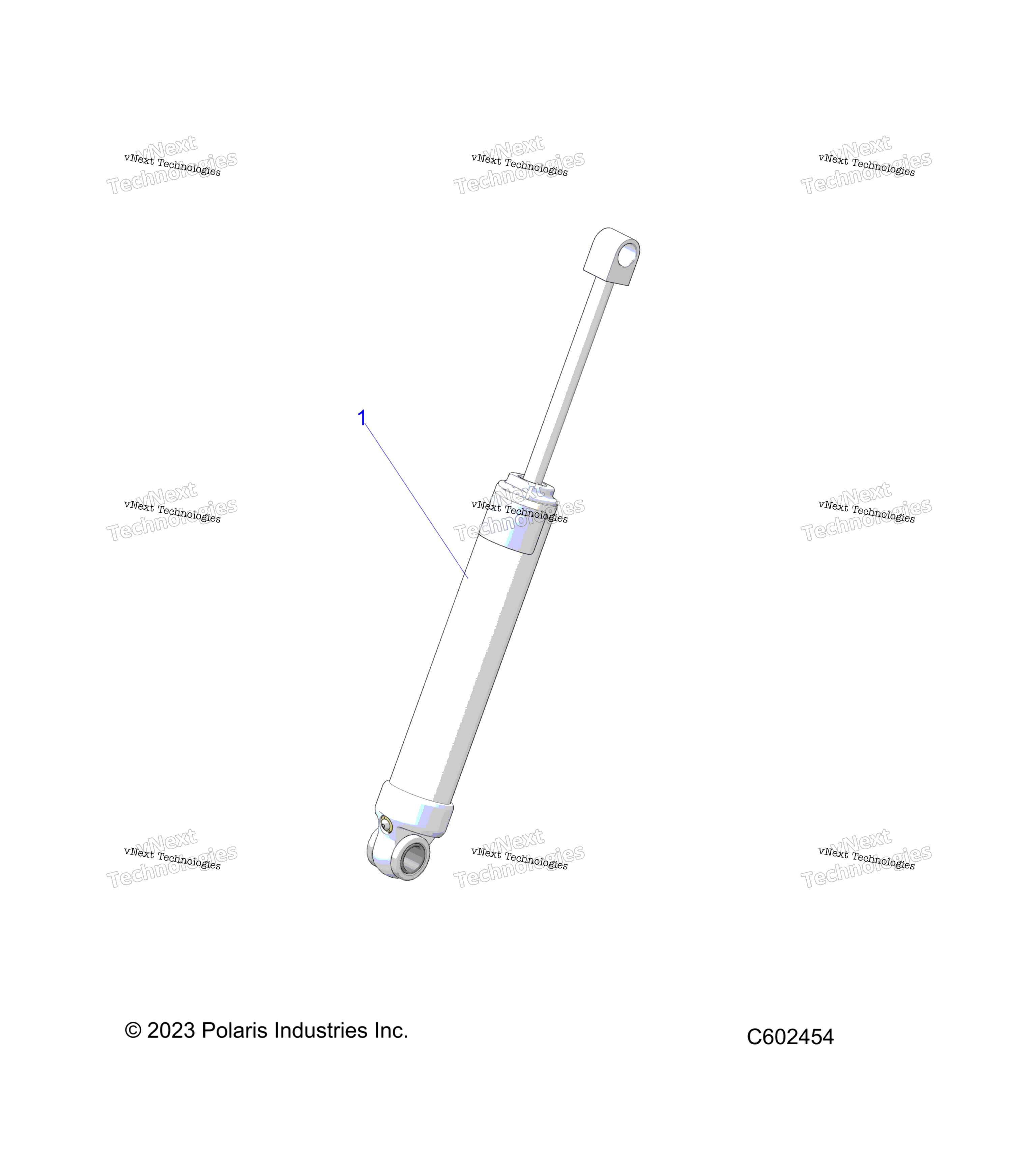 Suspension, Shock, задний Track (C602454)