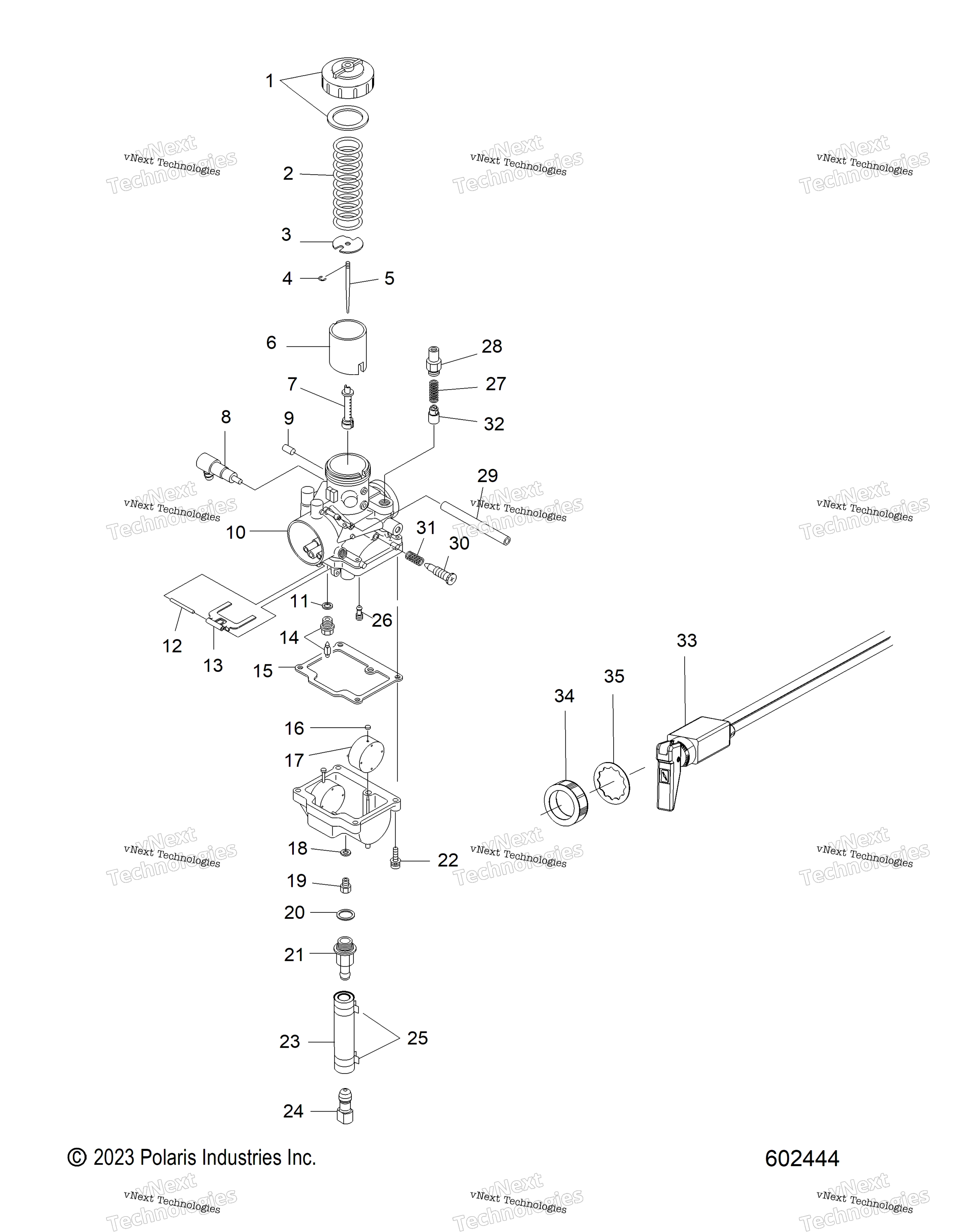 Engine, карбюратор и Choke