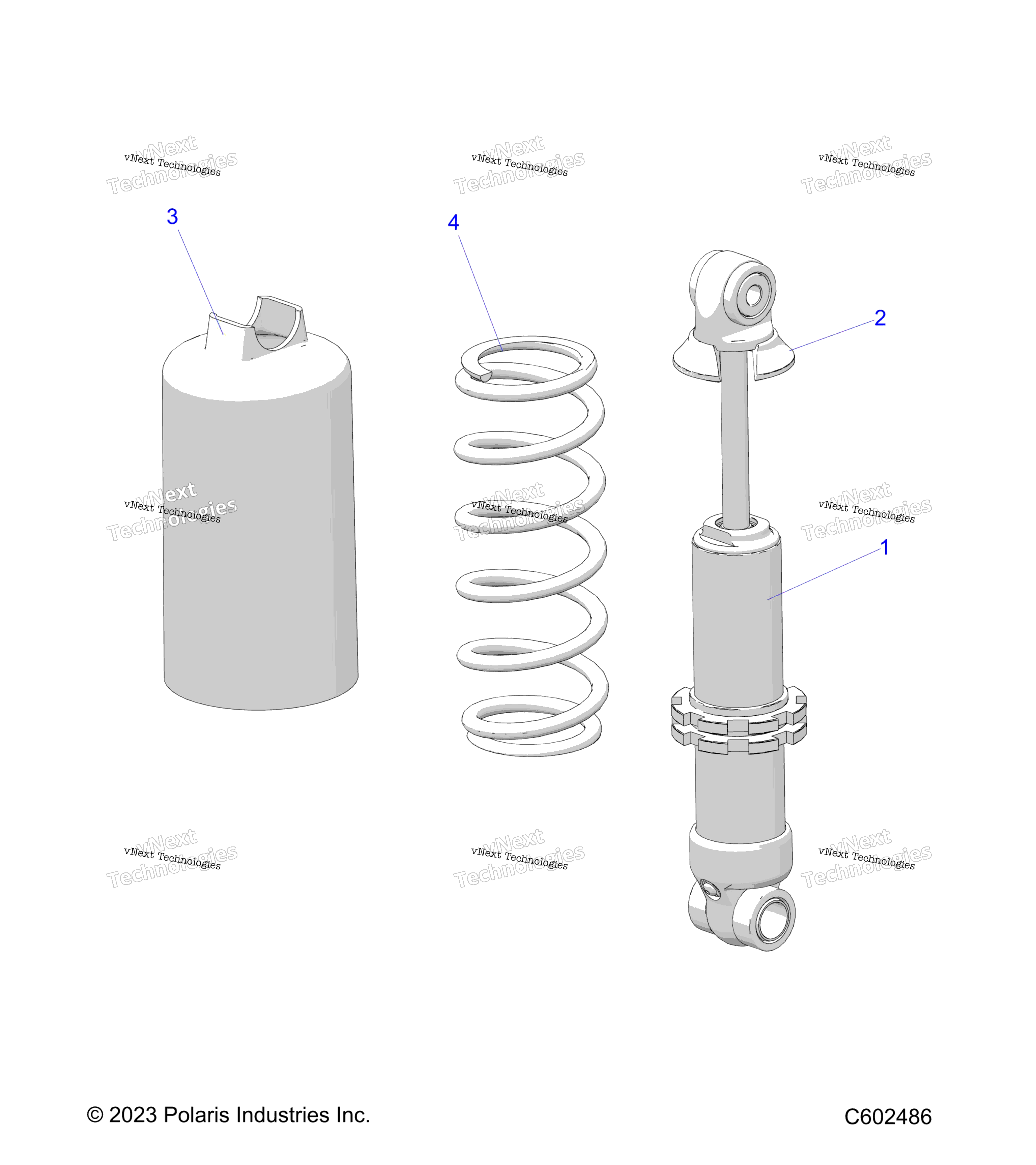 Suspension, Shock, передний Track