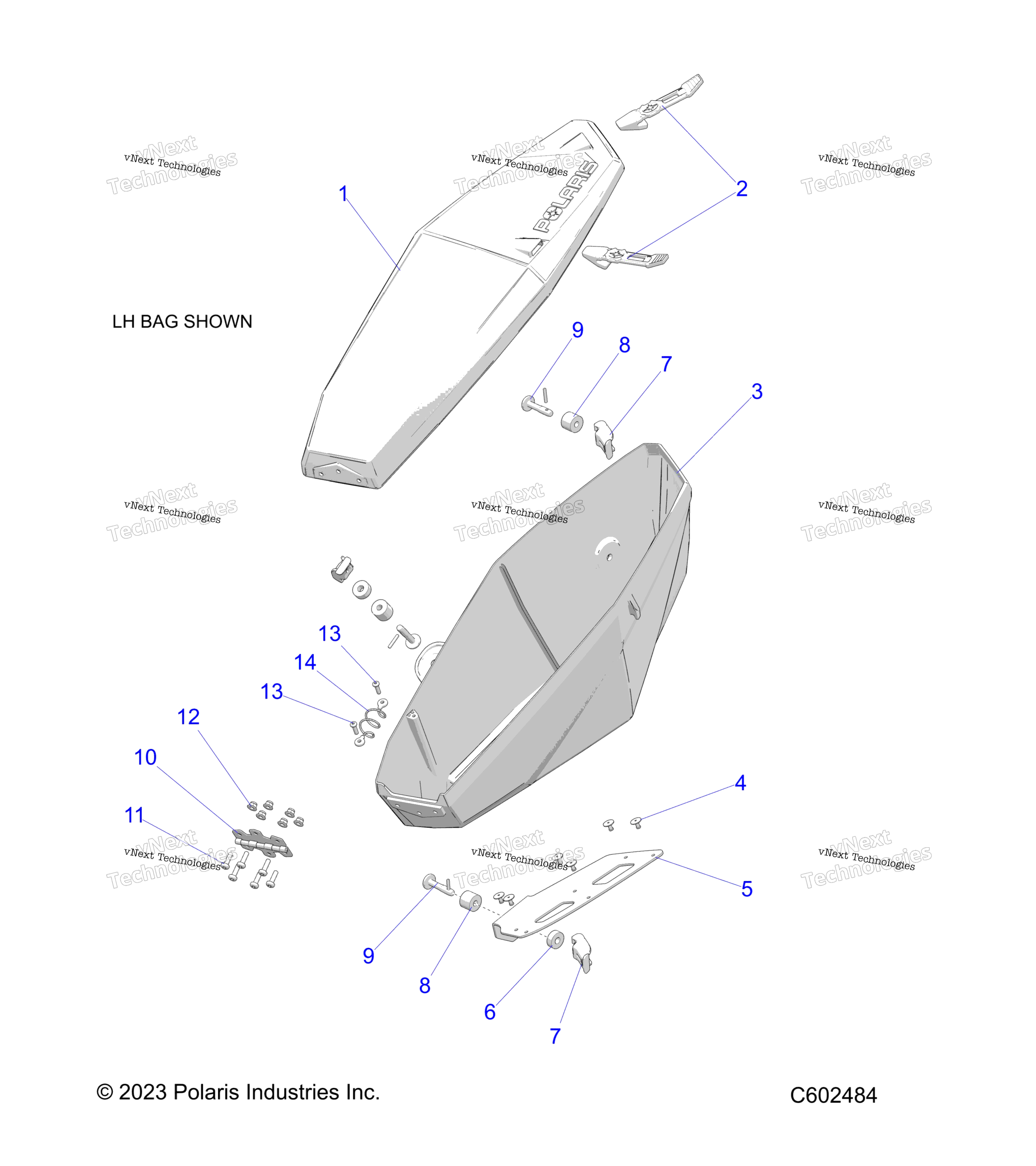 кузов Saddlebag, Adventure