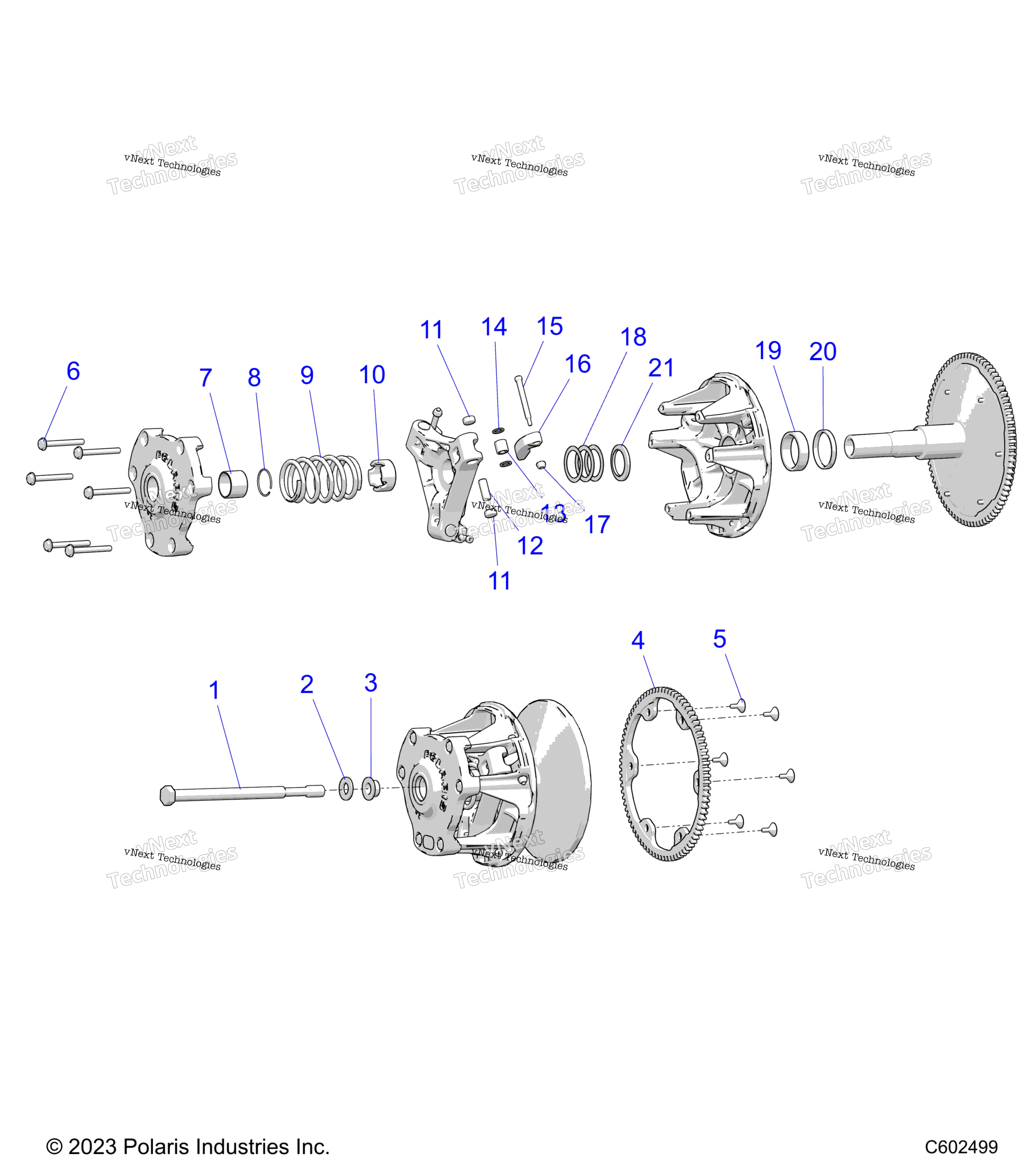 Привод Train, Clutch, Primary