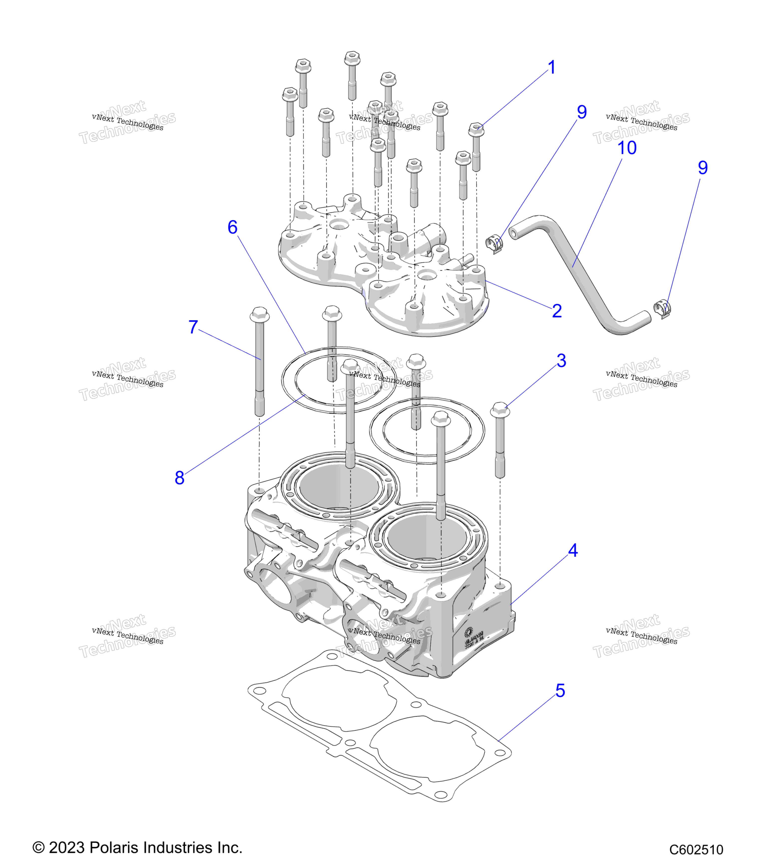 Engine, Cylinder, Cyl. головка