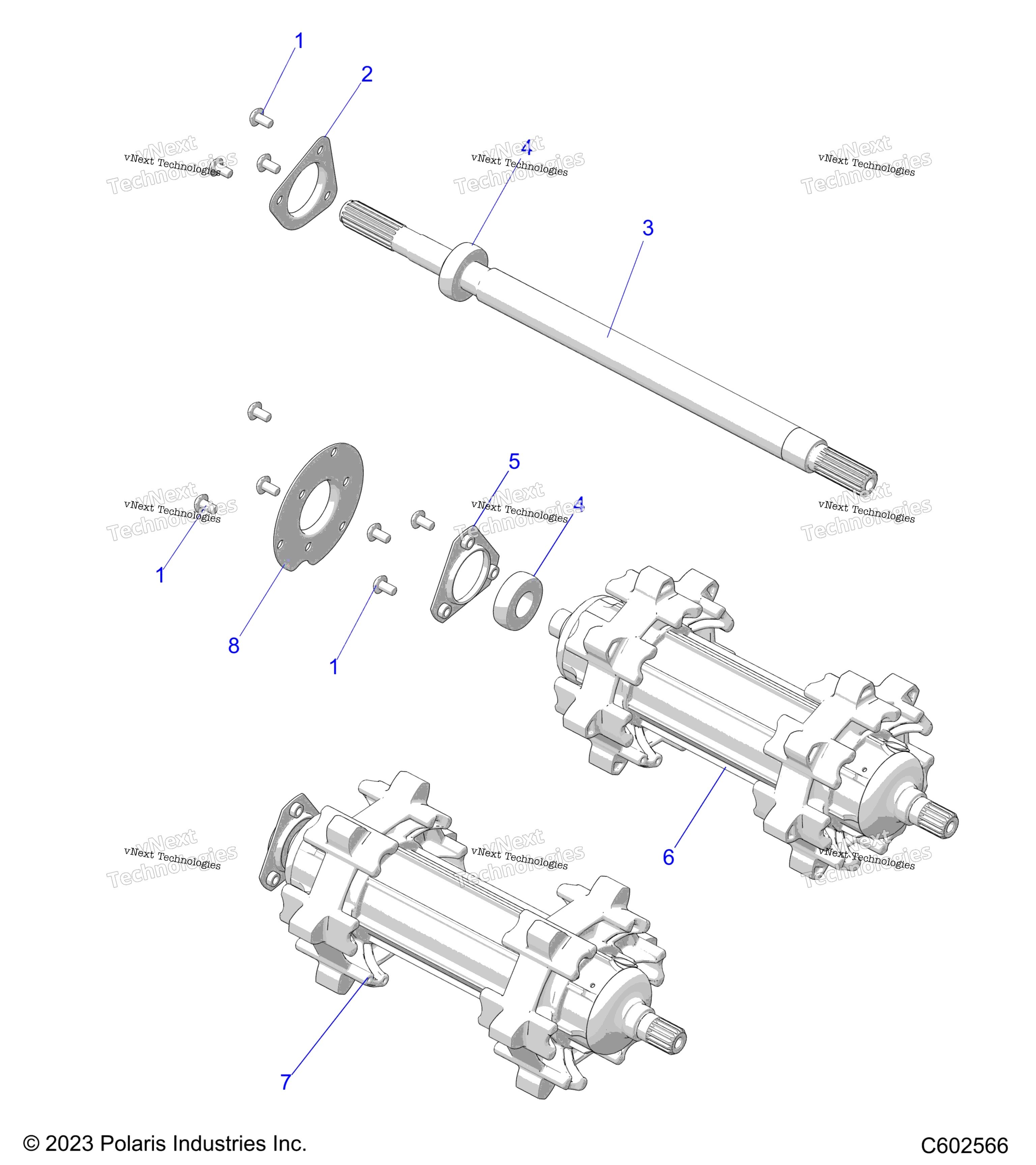 Привод Train, Jackshaft & Driveshaft