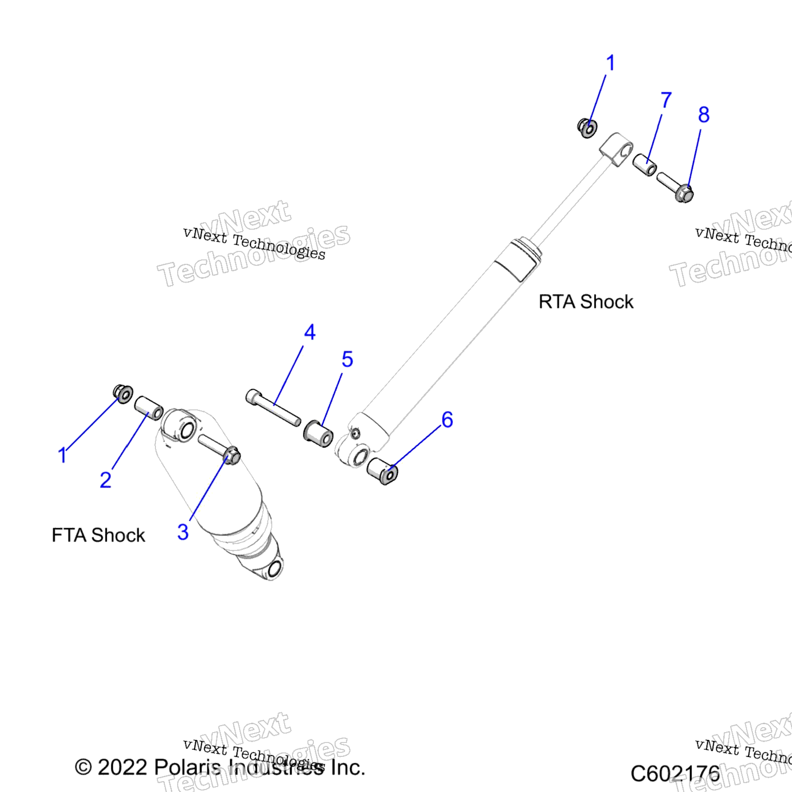 Suspension, Shock Mounting, задний Susp. S24tls6rsl / 6Rel
