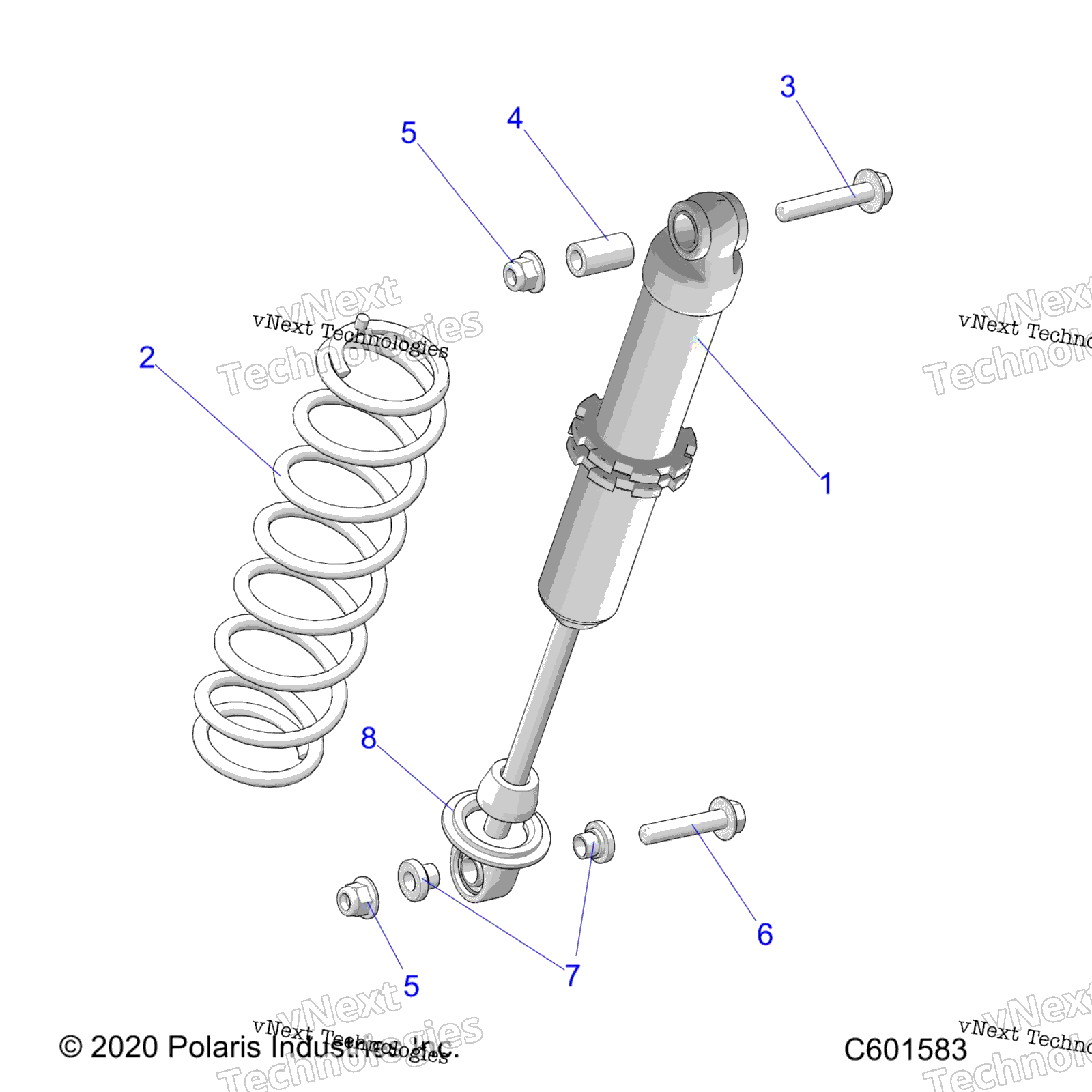 Suspension, Shock, Ifs S24tls6rsl / 6Rel (C601583)