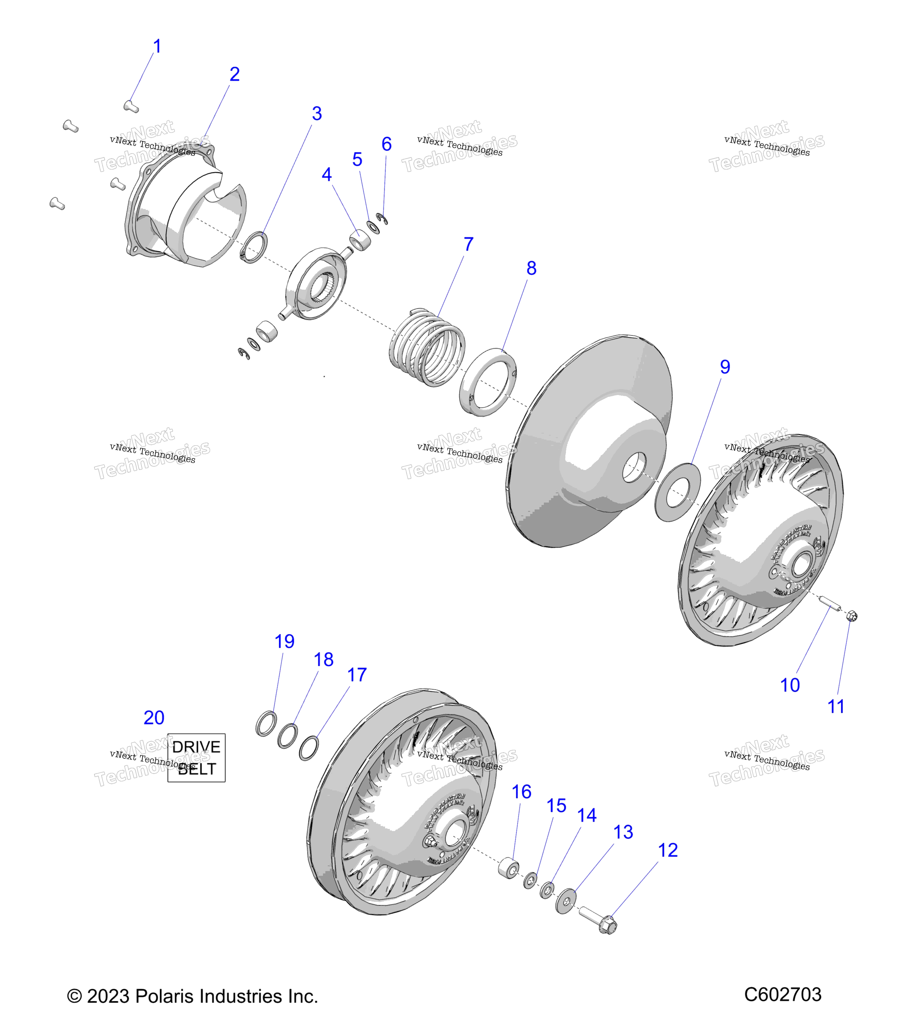 Привод Train, Clutch, Secondary