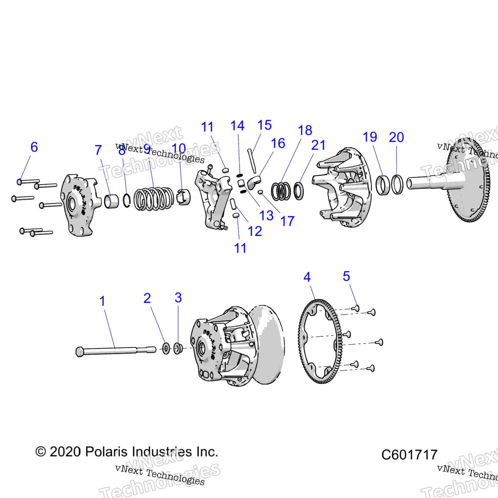 Привод Train, Clutch, Primary