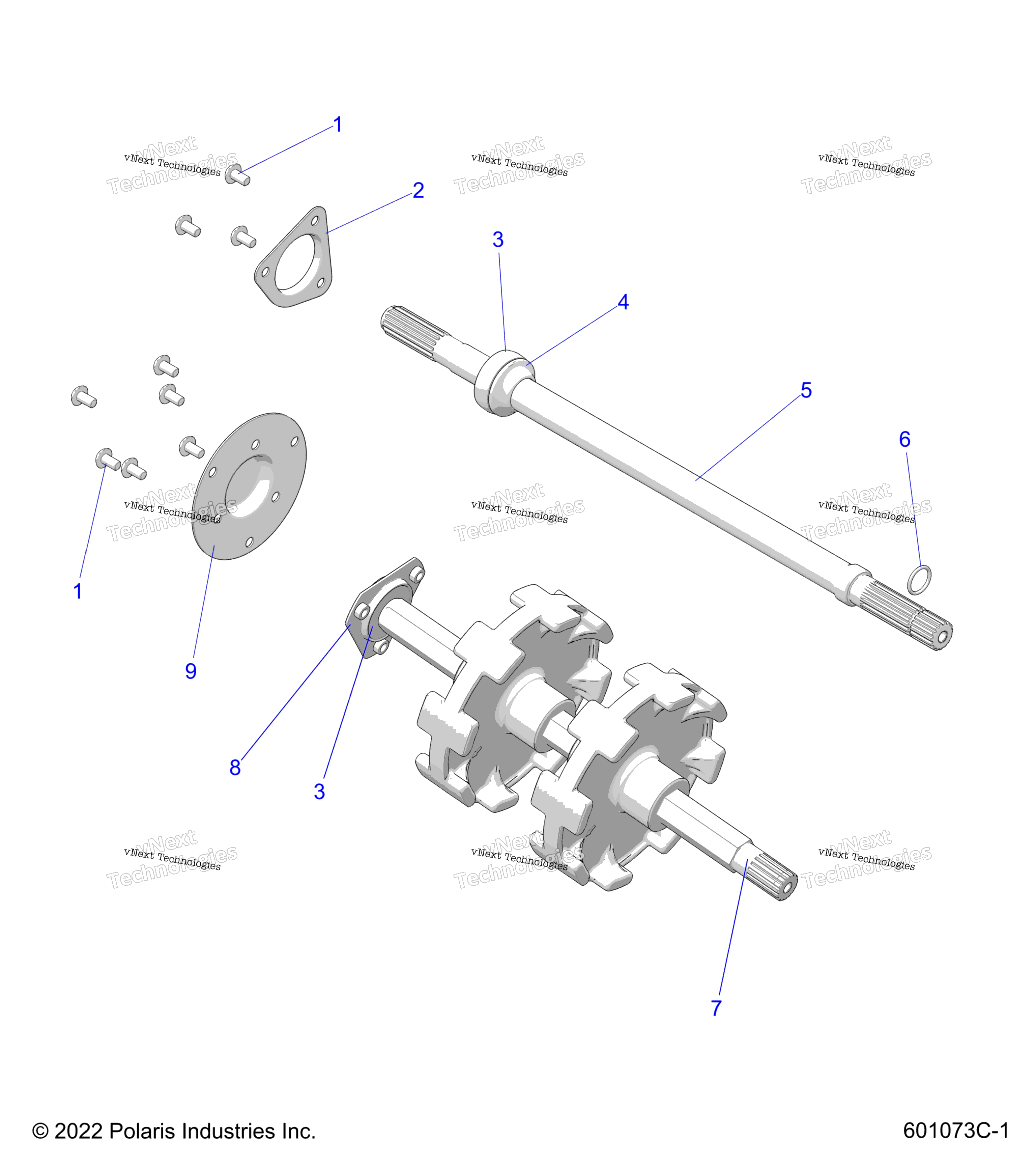 Привод Train, Jackshaft & Driveshaft