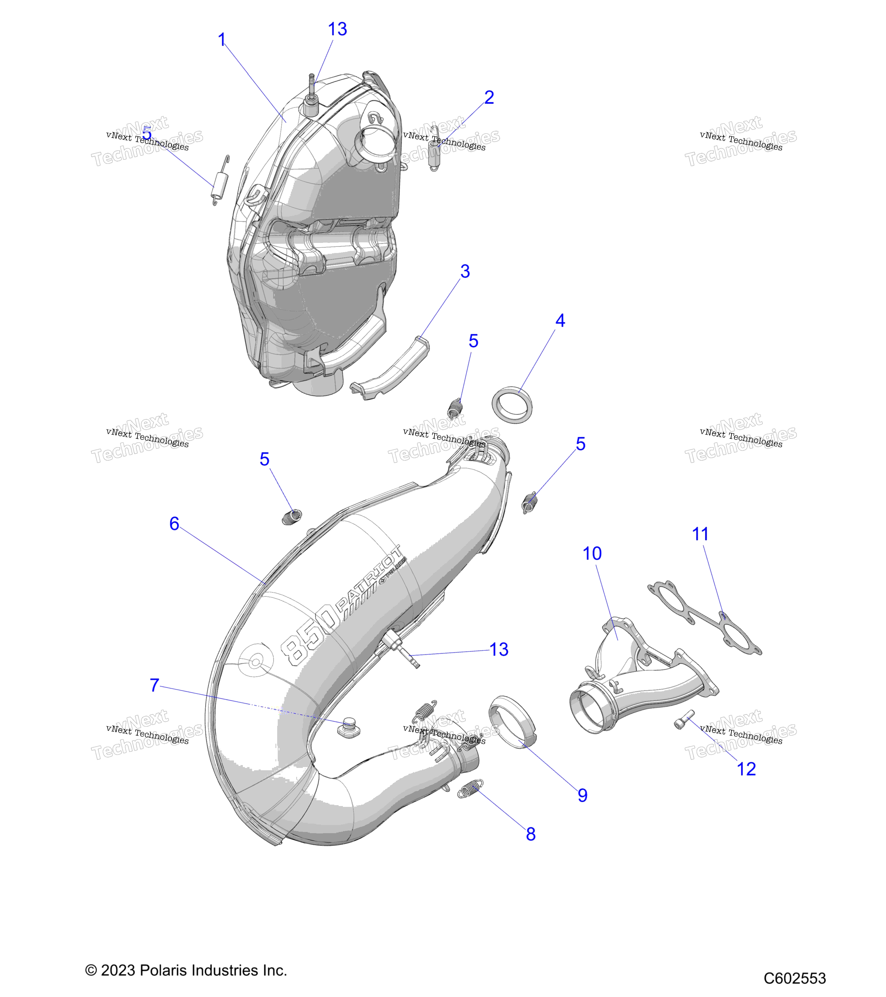 Двигатель, выхлоп