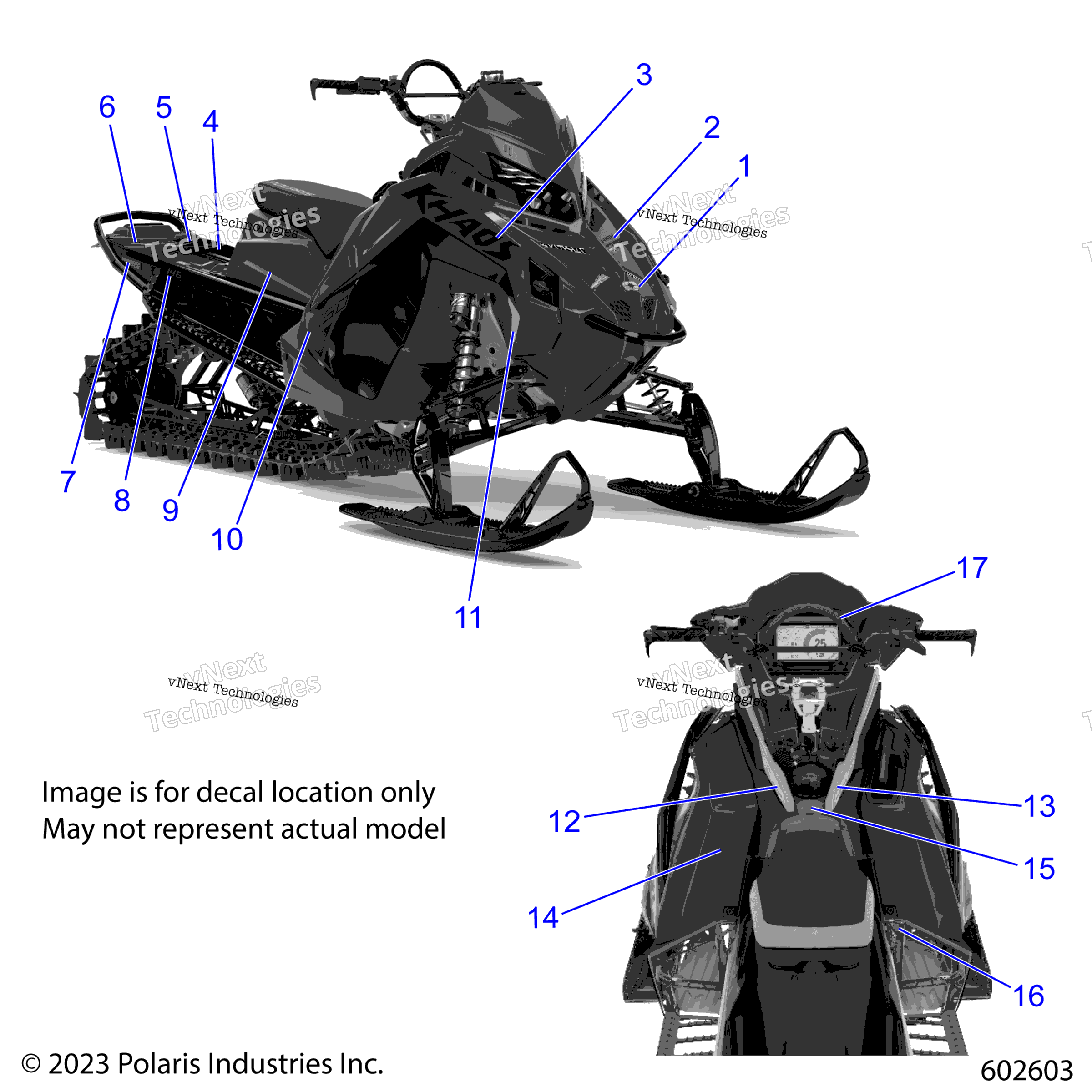 Body, Decal, Black Side панель W / Shadow Gray Accent