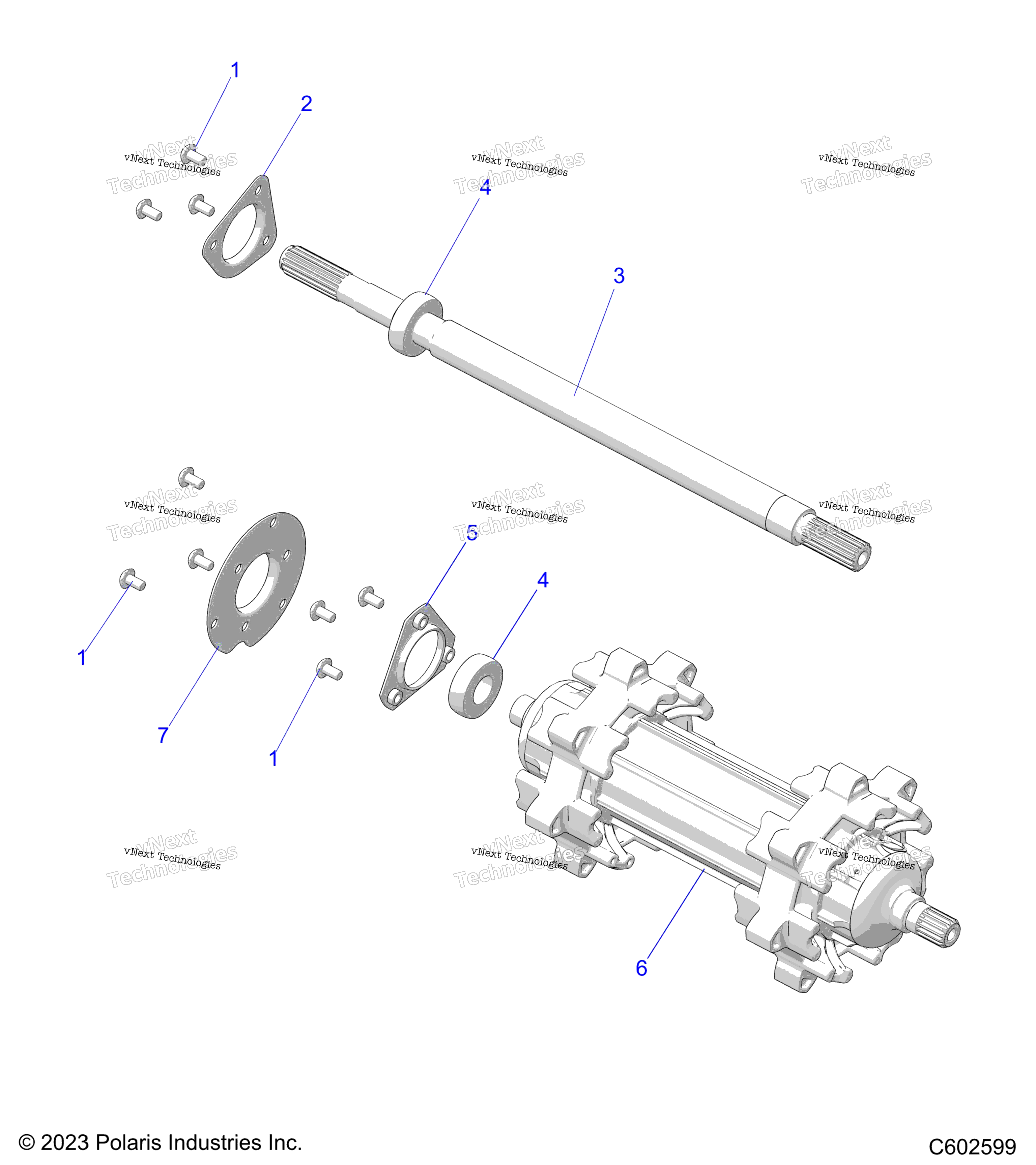 Привод Train, Jackshaft & Driveshaft