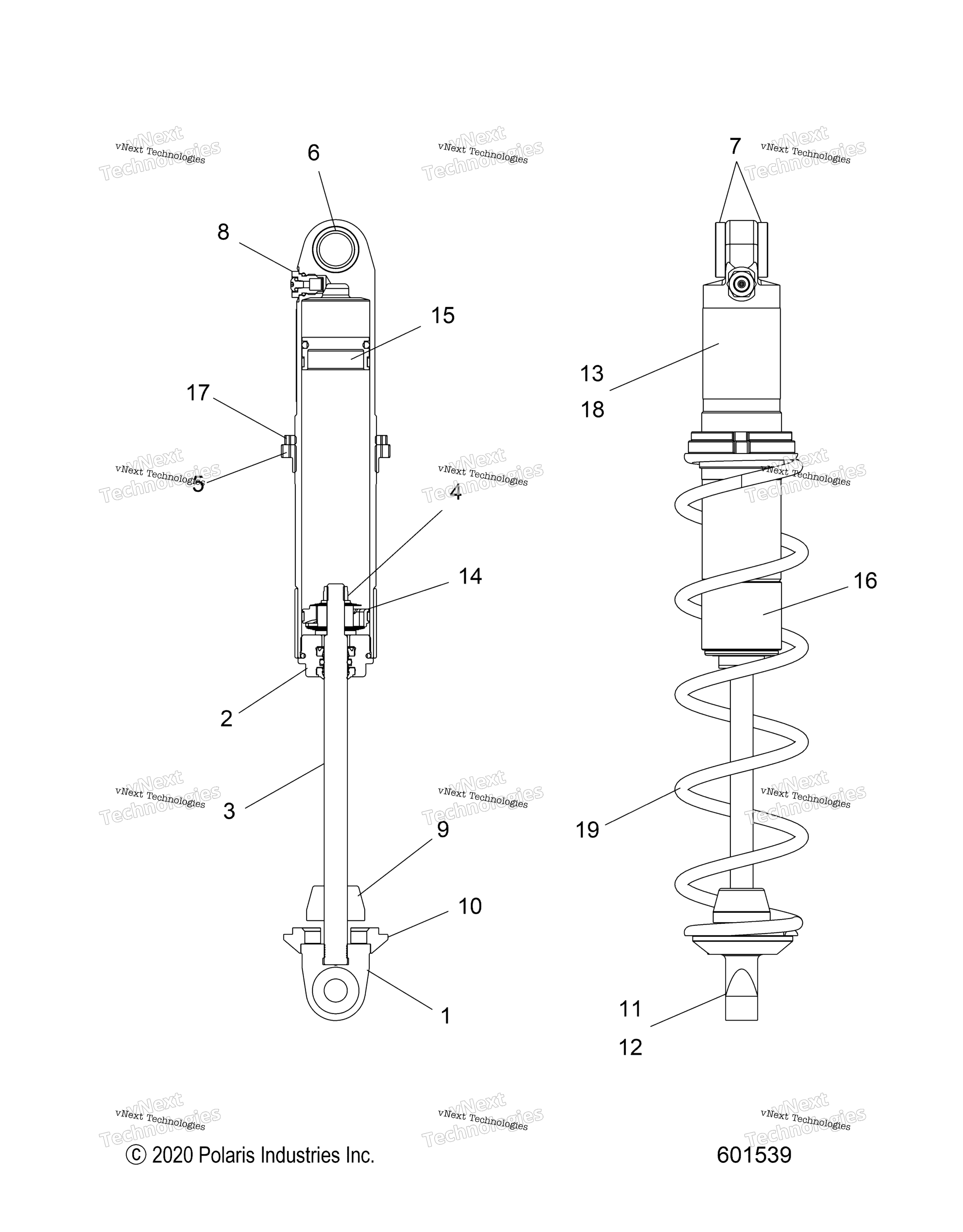 подвеска Shock, Ifs Monotube 7045528