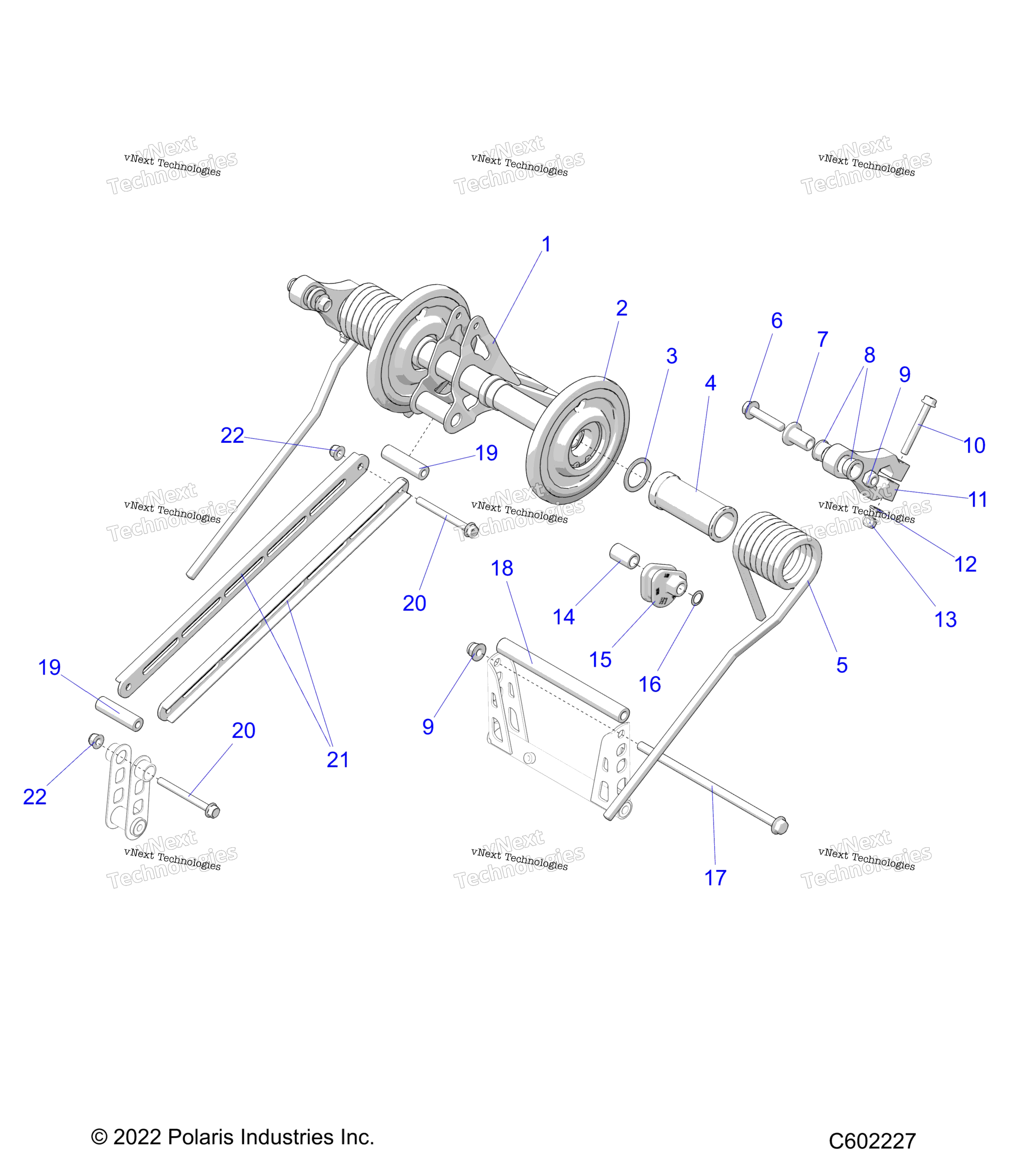 Suspension, Torque Arm, задний