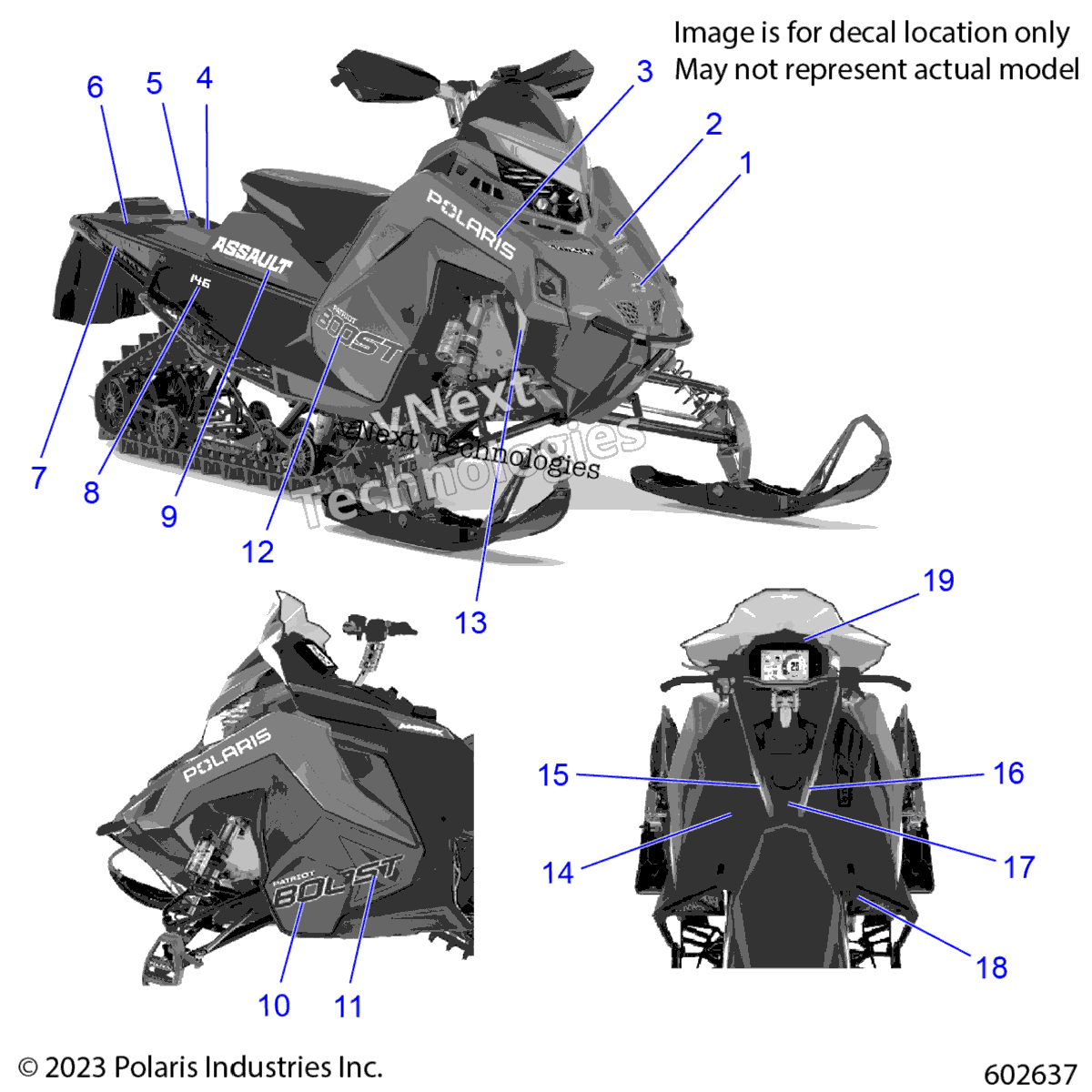 Body, Decal, Black Side панель W / Mil Tan Accent