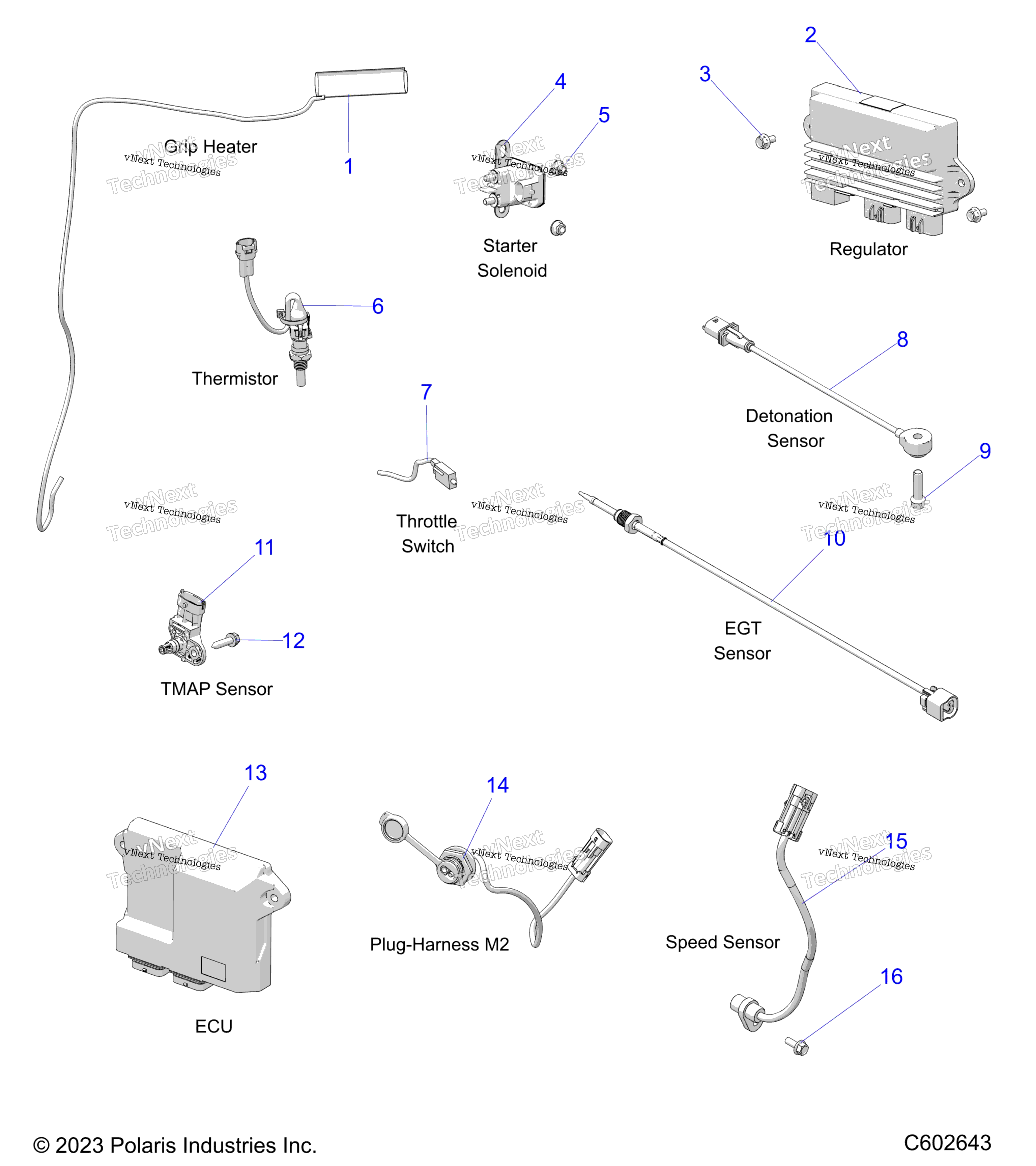 электрооборудование Components S