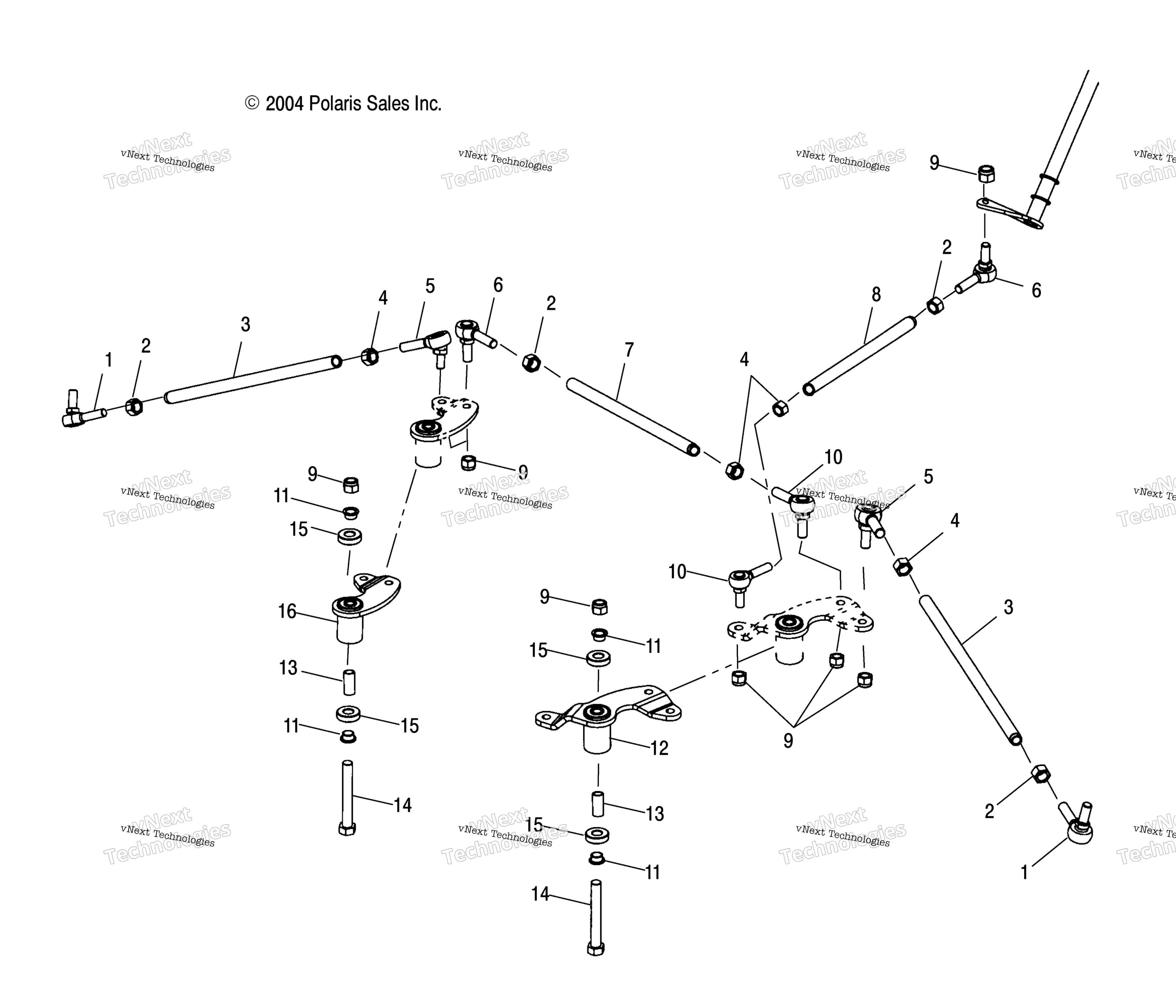 Рулевое управление Handlebar /As05nk7cs/As05nl7cs/As05nk8cs/As05nl8cs/As05nm8cs/A #2