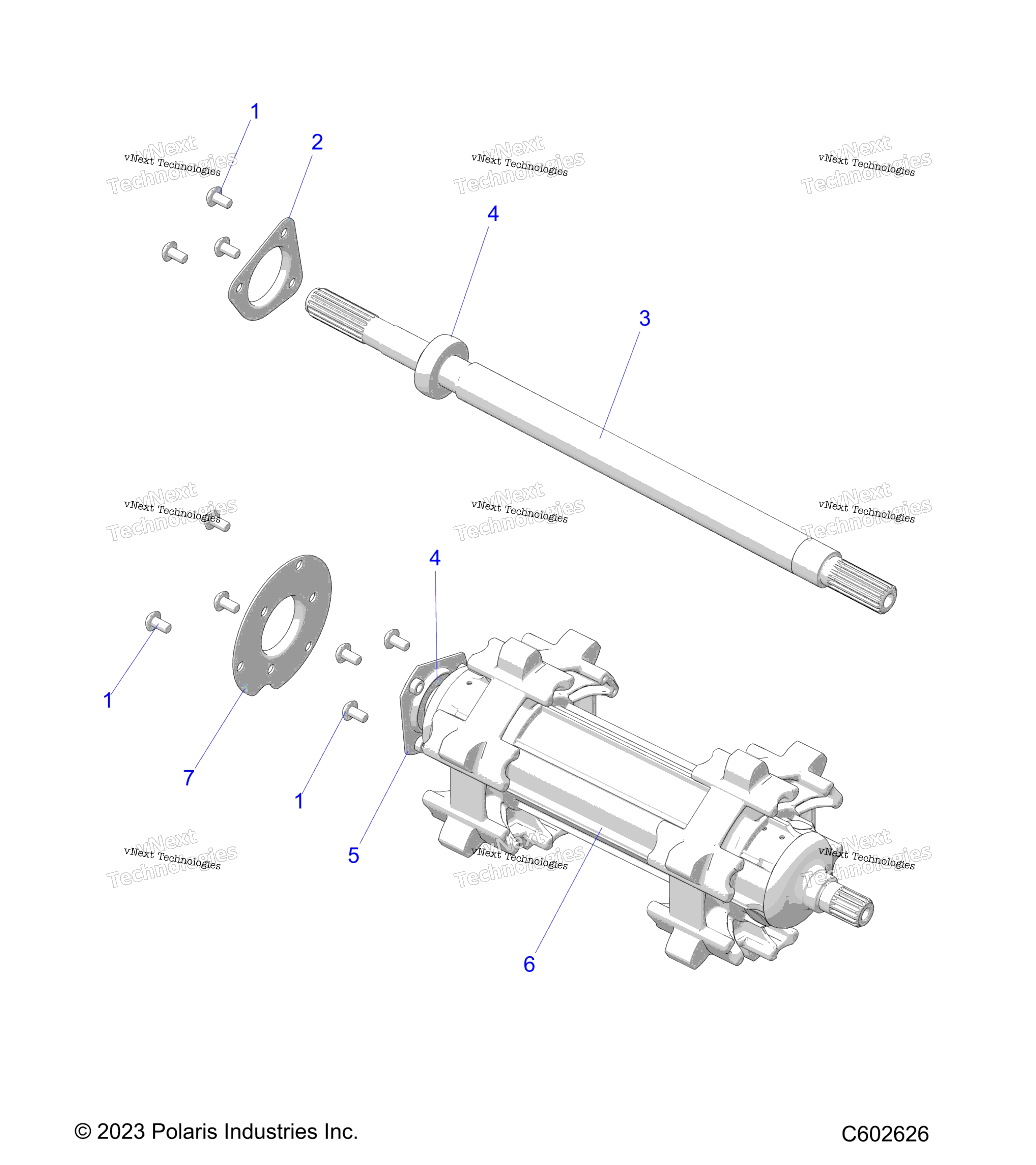 Привод Train, Jackshaft & Driveshaft