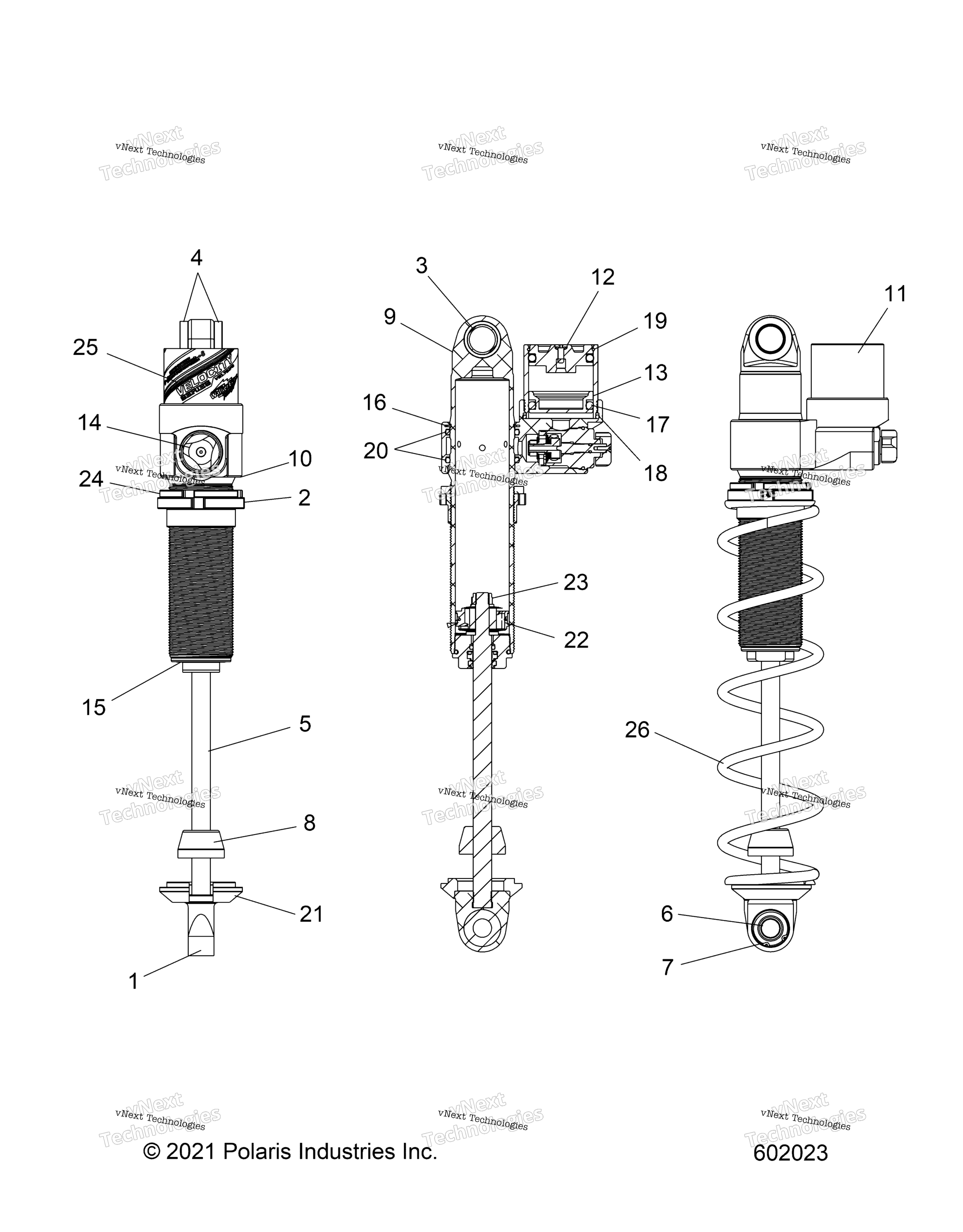 подвеска Shock, Ifs, Velocity 7045535