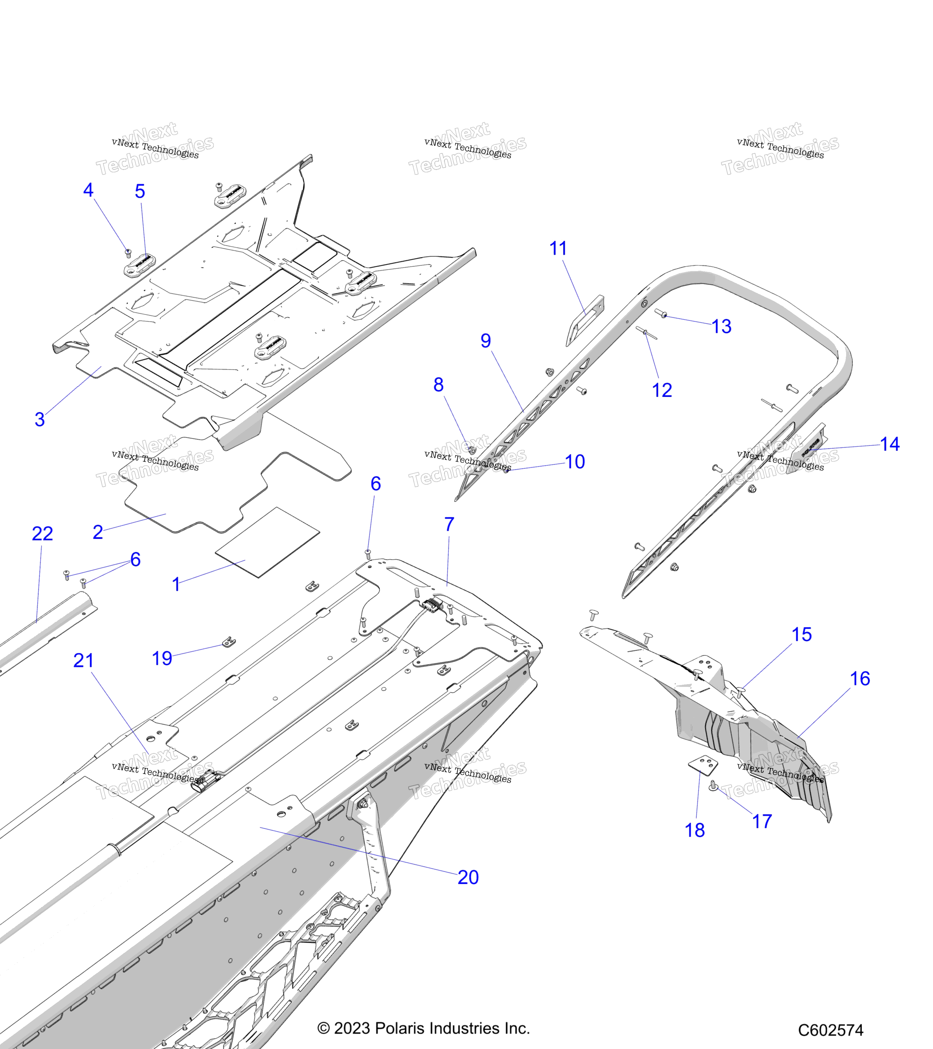 Body, Bumper, Rear, Closeoff, Tunnel крышка