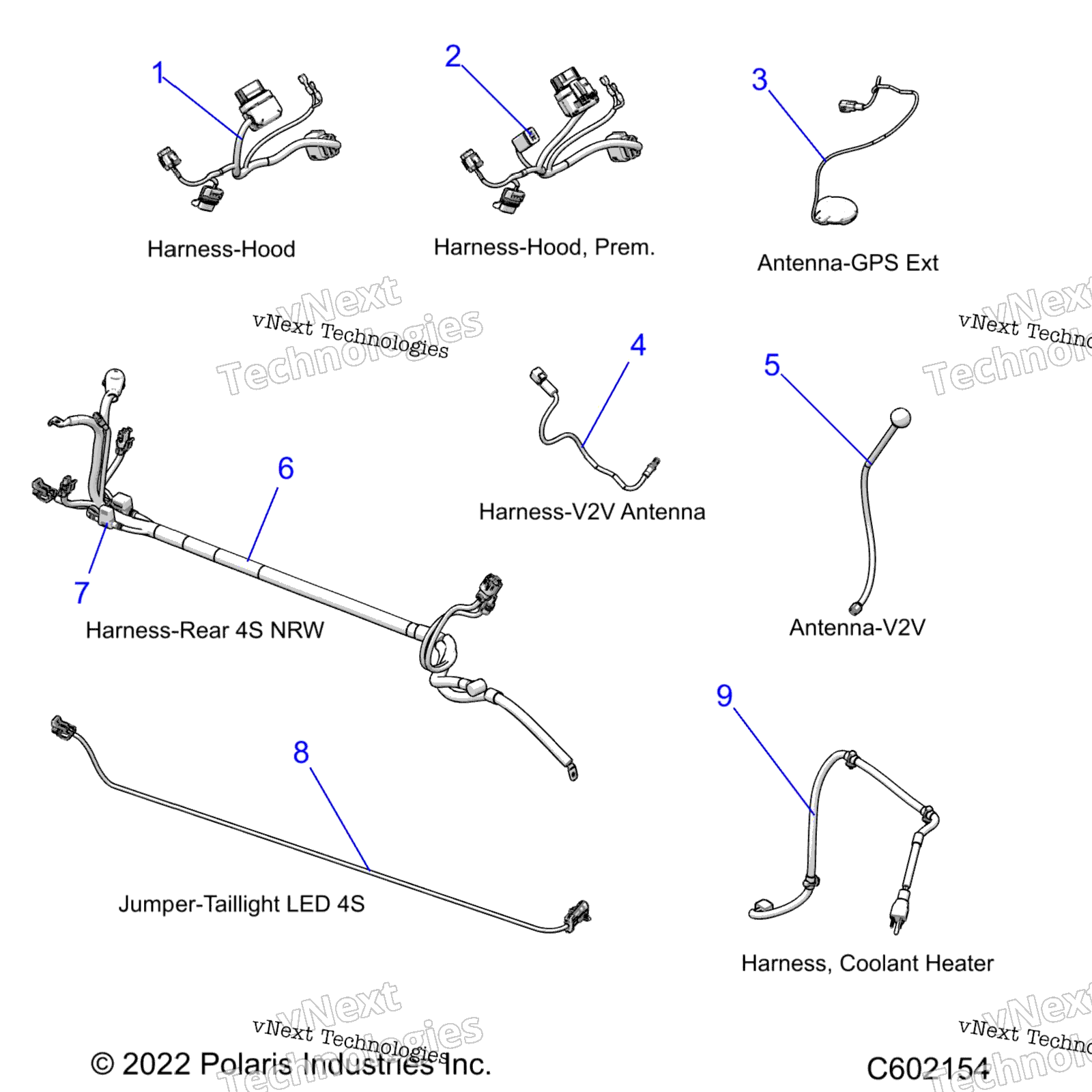 Electrical, Wire Harnesses, Hood / Jumpers, Gps