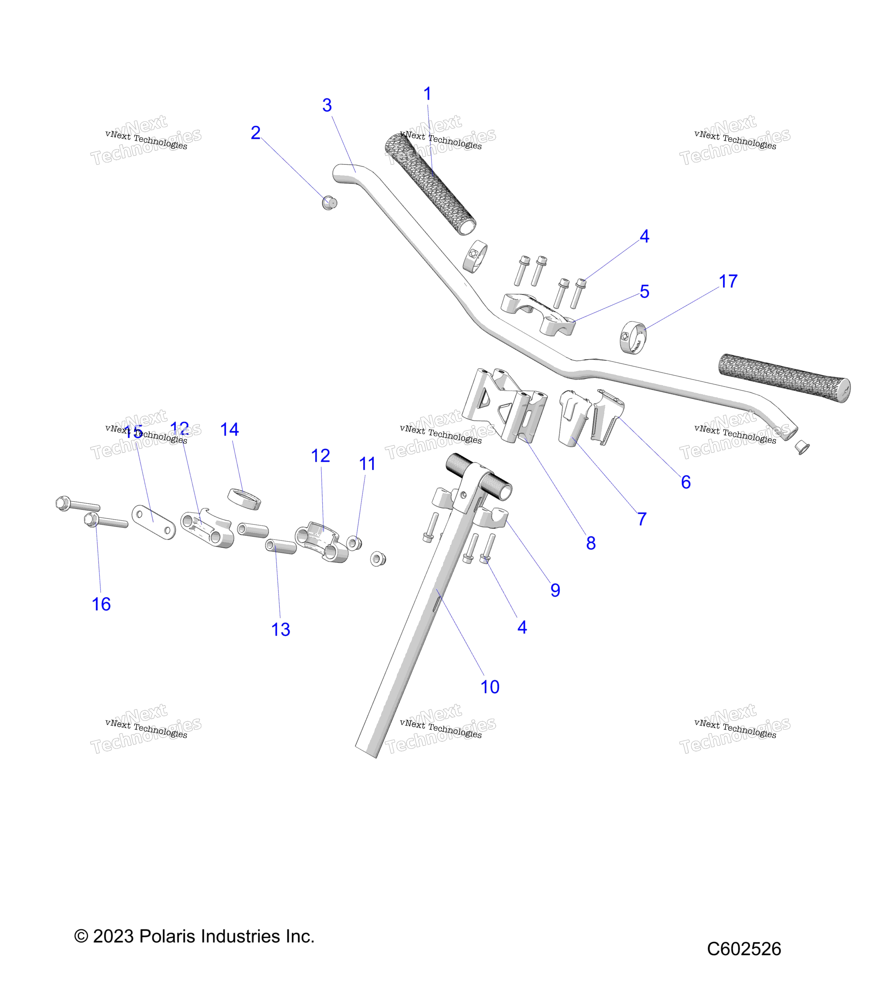 Steering, Upper & руль Asm