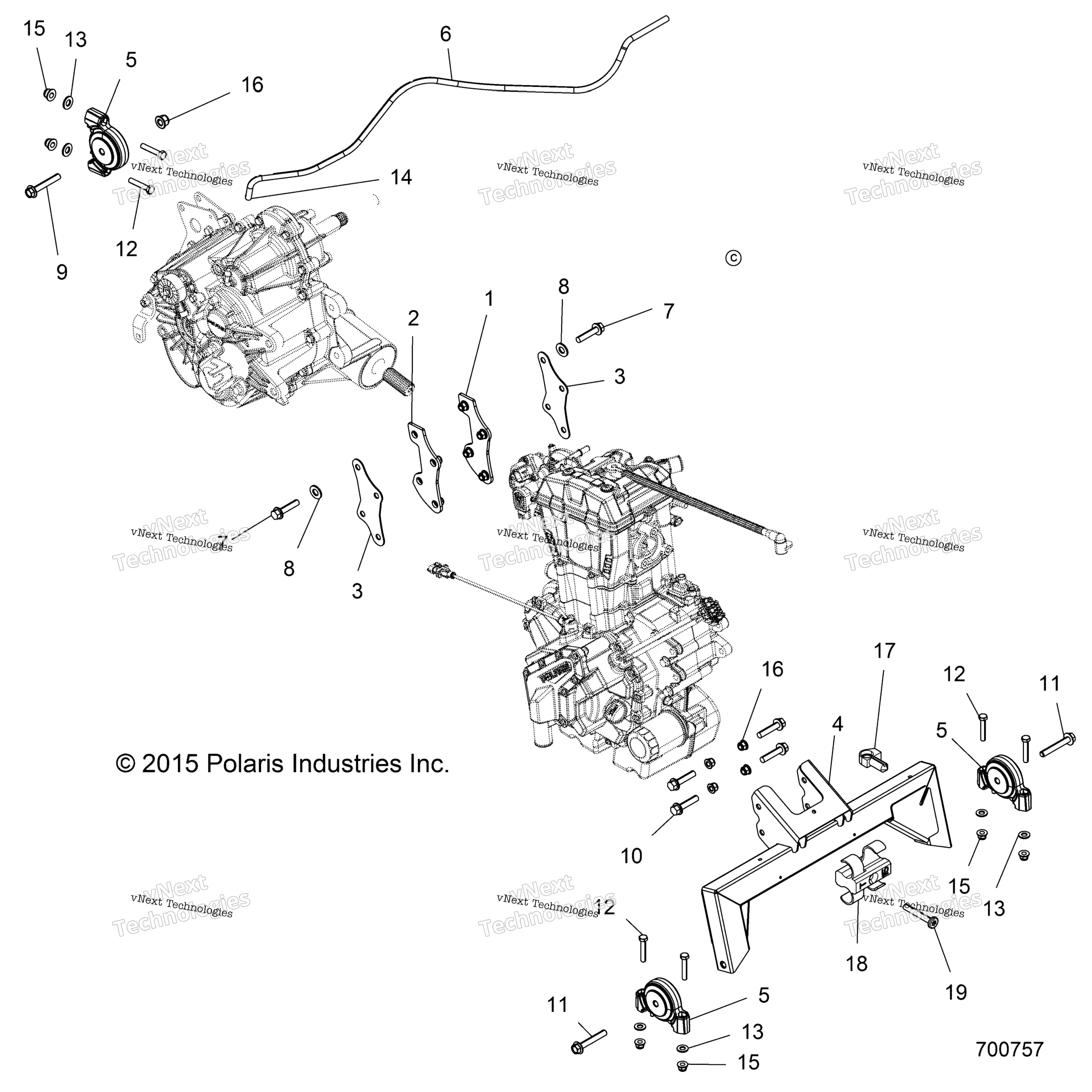 Engine, трансмиссия крепление & Long Block R16rna57a1 / A9 / A4 / E57ah