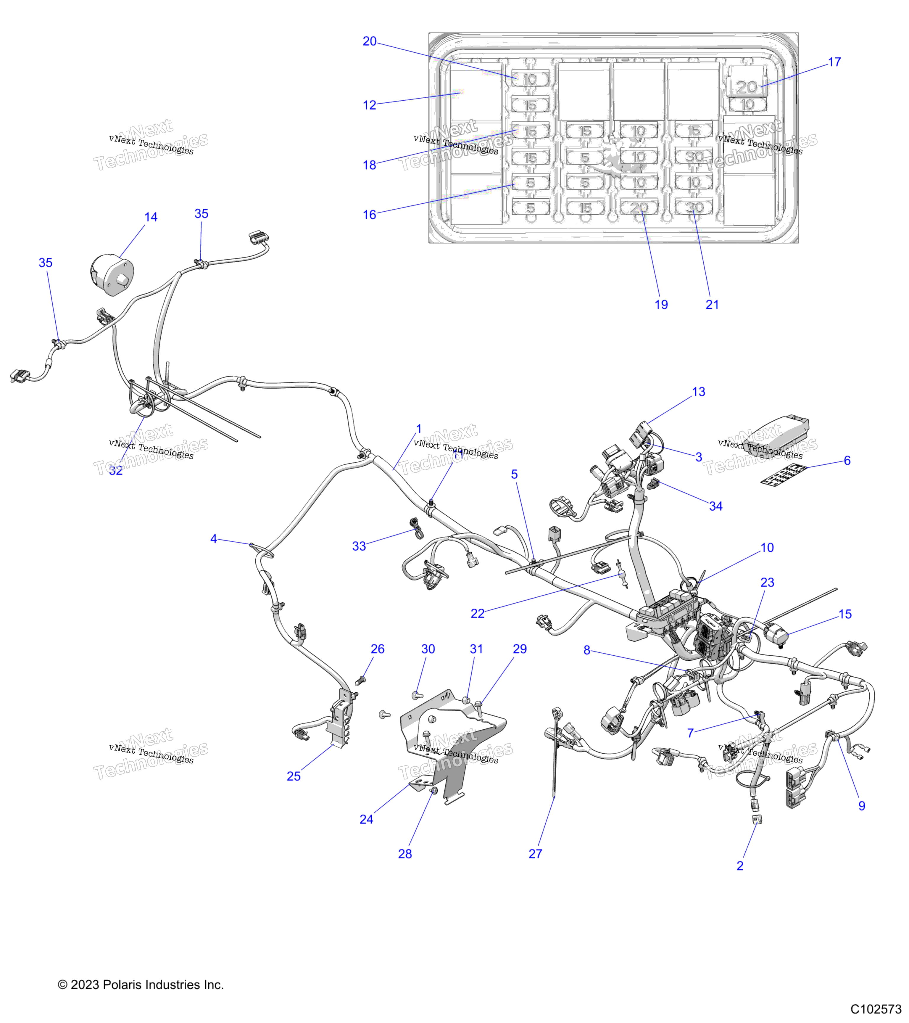 Electrical, Main Wire жгут