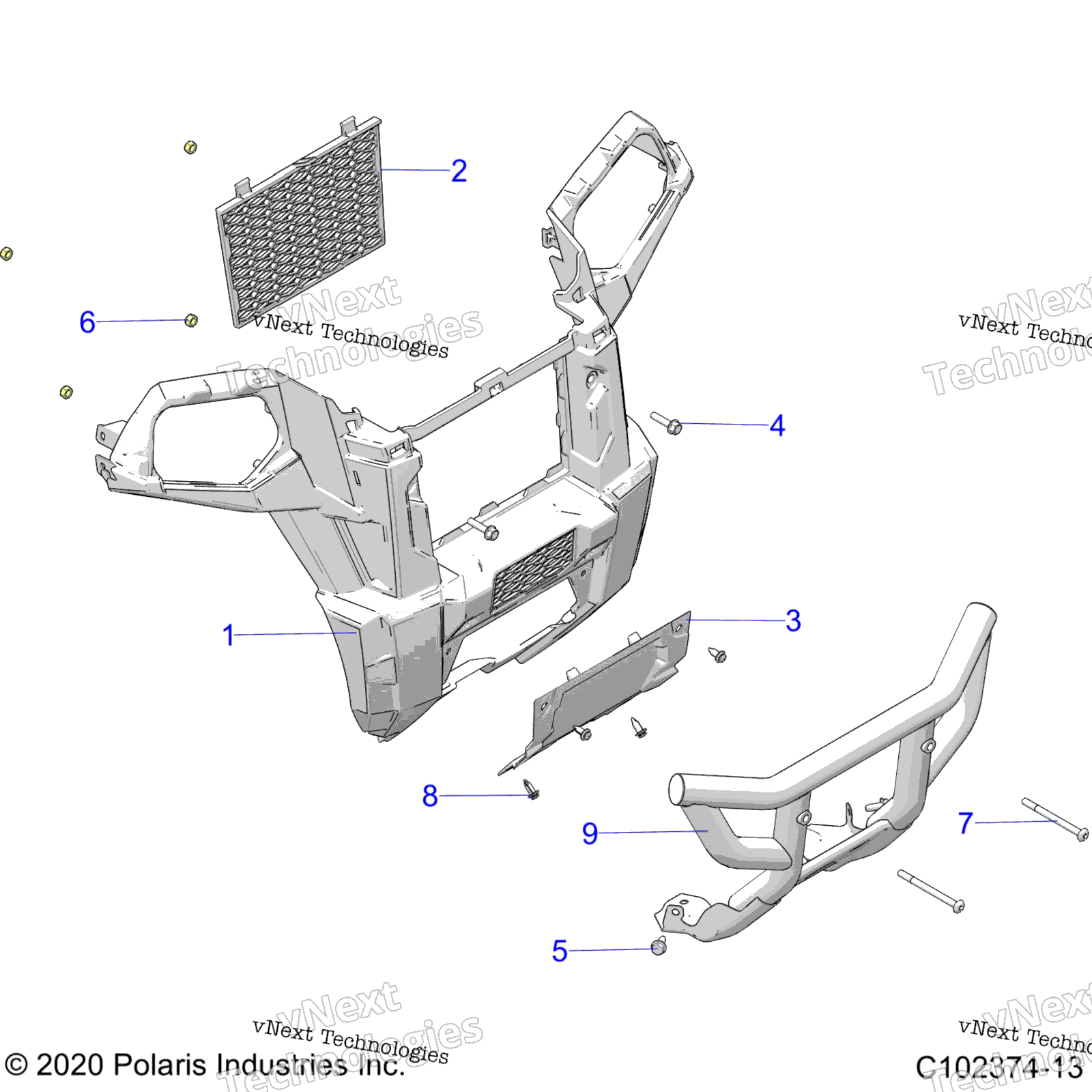 Body, передний Bumper