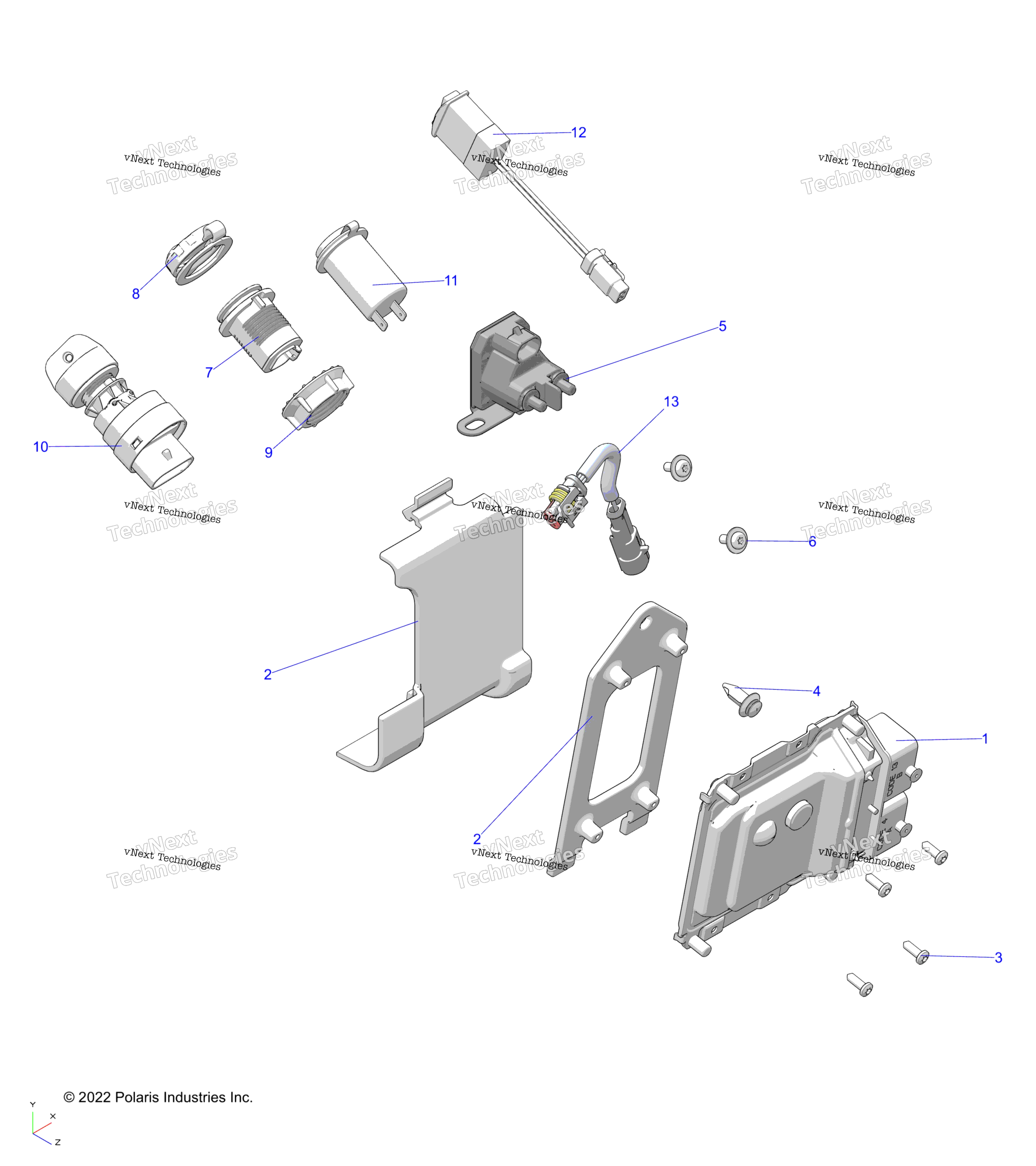 электрооборудование Switches, Sensors & Ecm