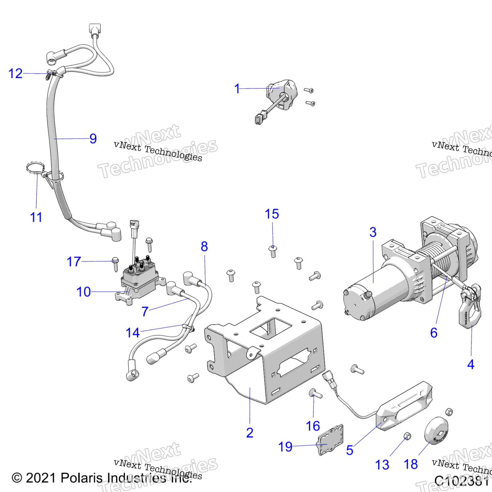 Chassis, лебёдка