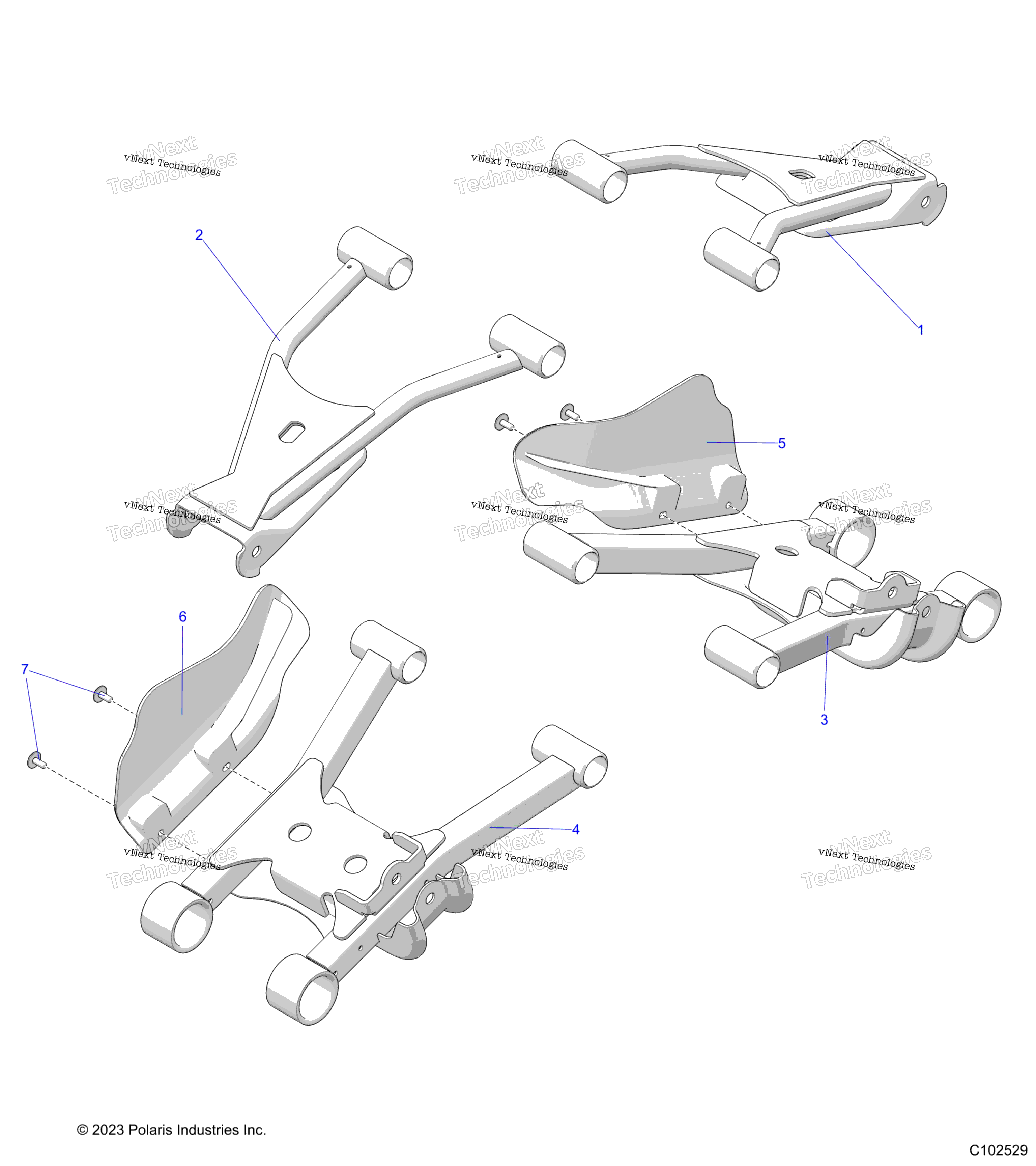 Подвеска, задняя Control Arms