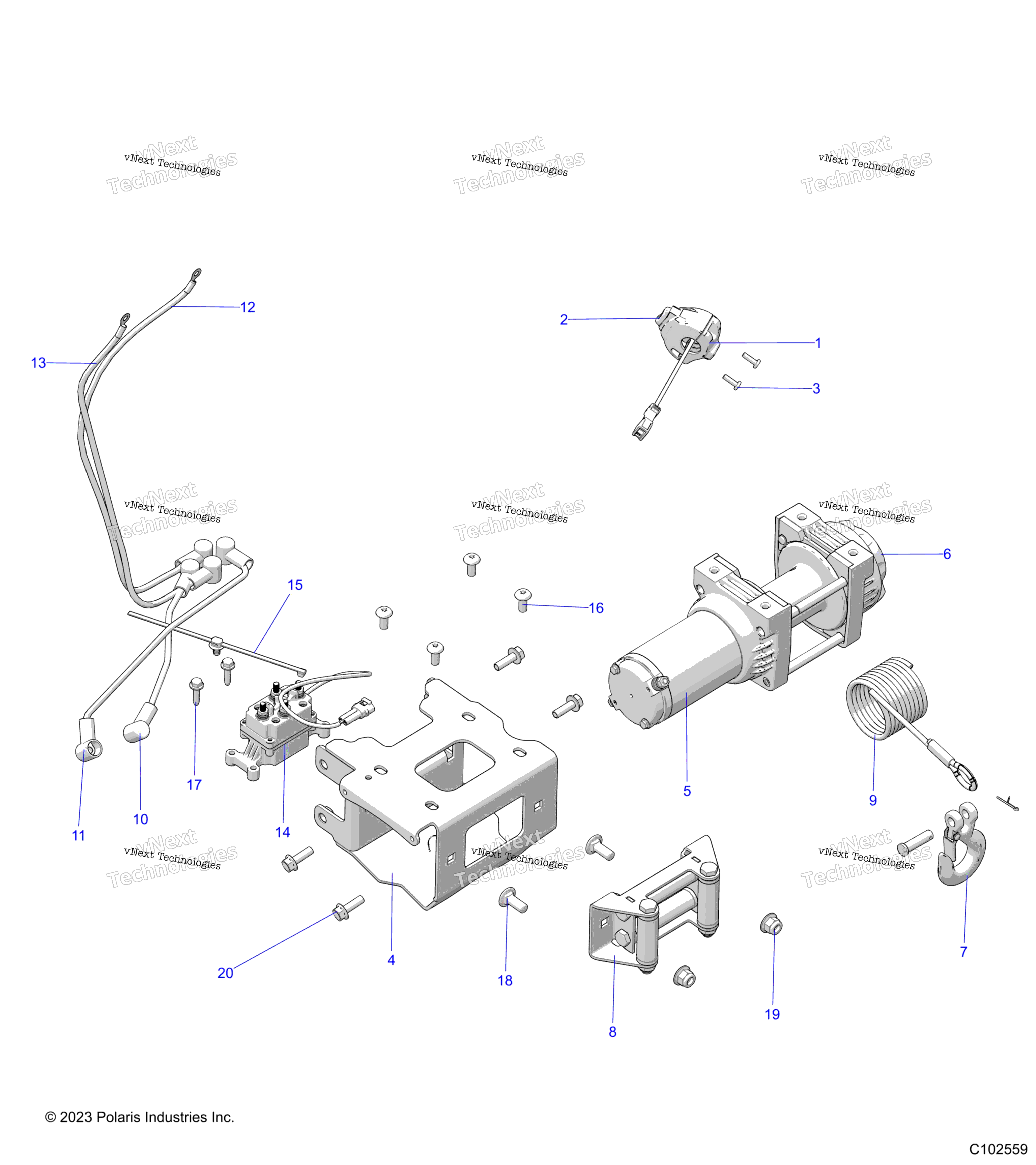 Chassis, лебёдка