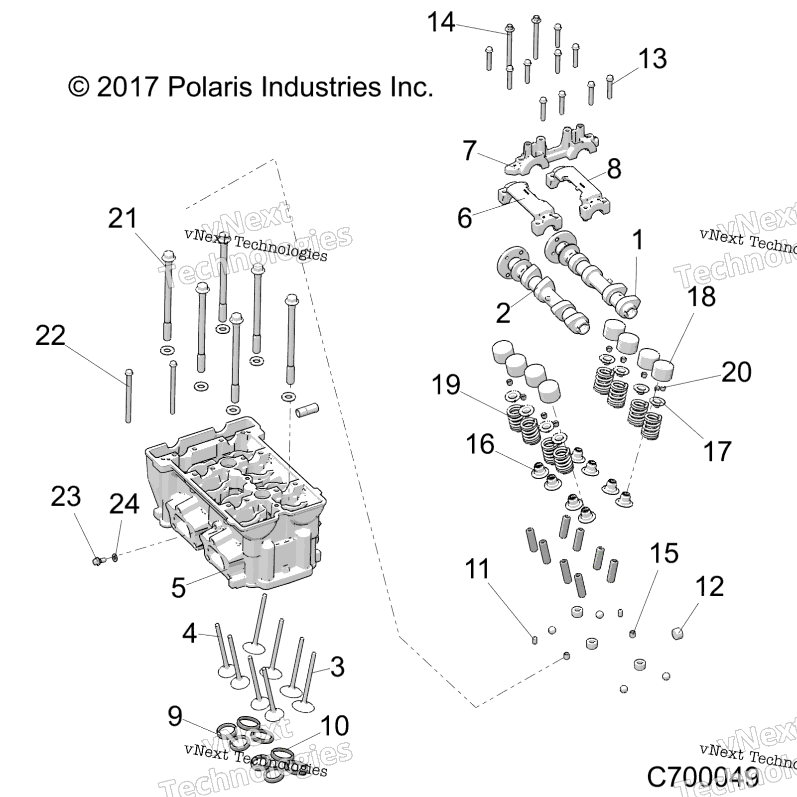 Двигатель, головка блока и клапаны - R23rse99a9/B9/Aj/Bj/Ak/Bk/Ax/Bx