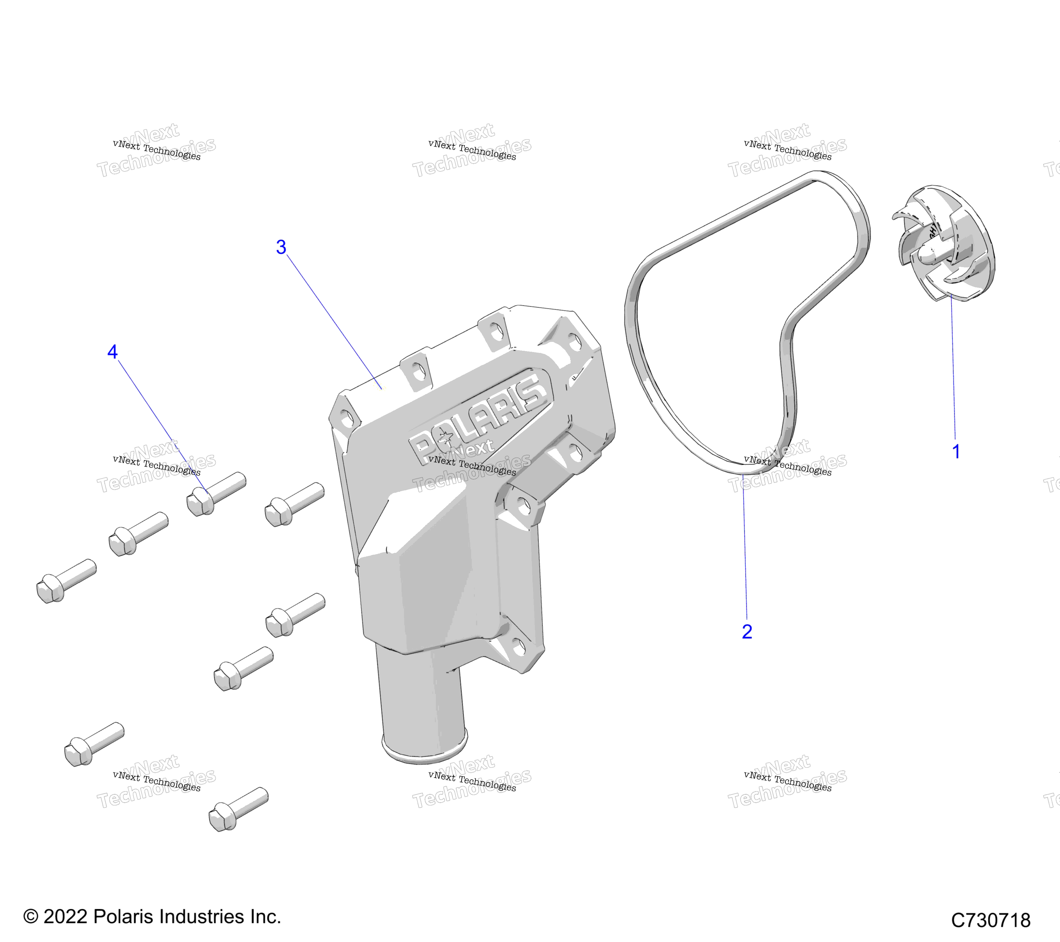 Engine, Waterpump Impeller & крышка