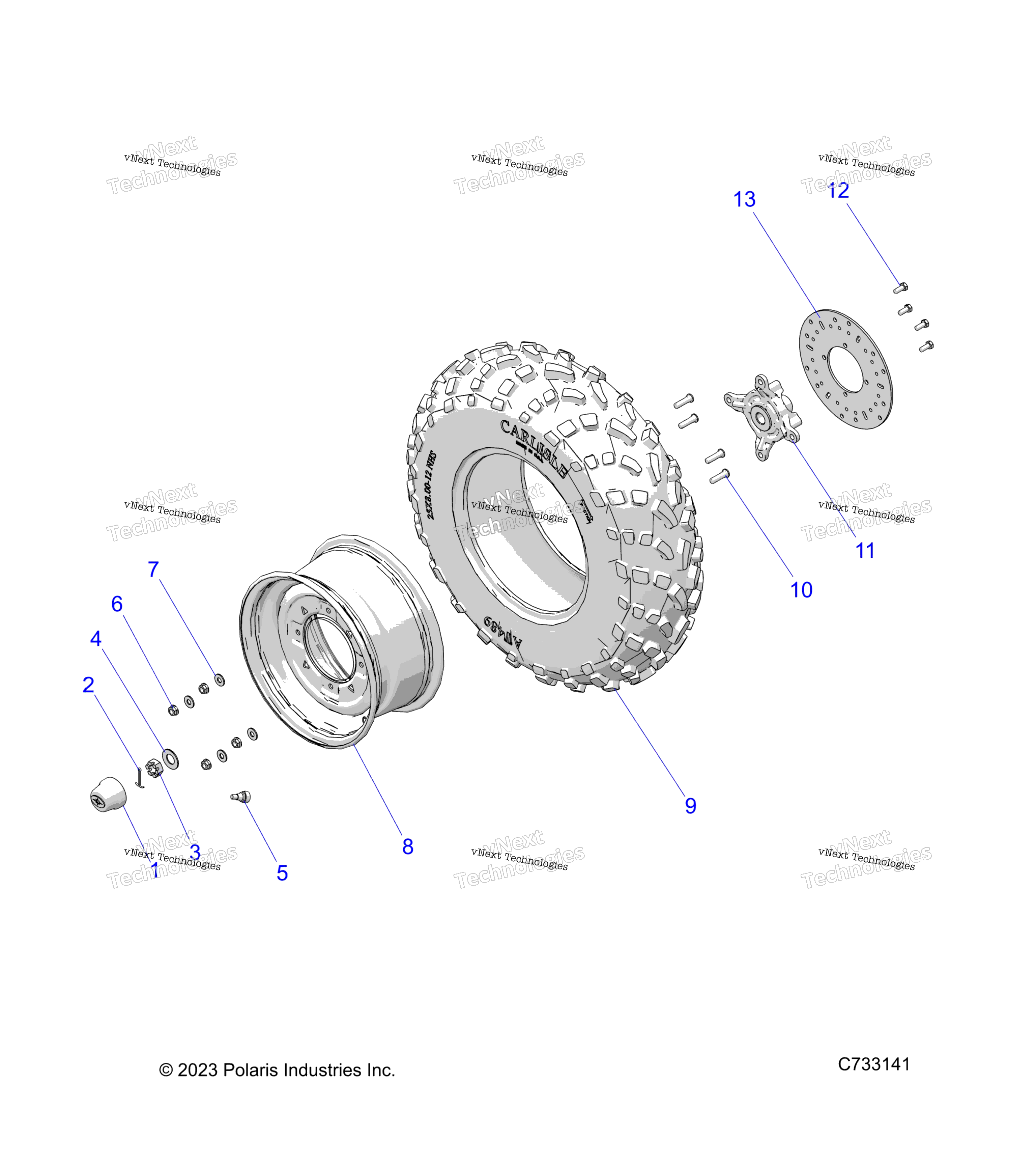 Wheels, Front, Steel R24maa57f1 / Sc1 / F1