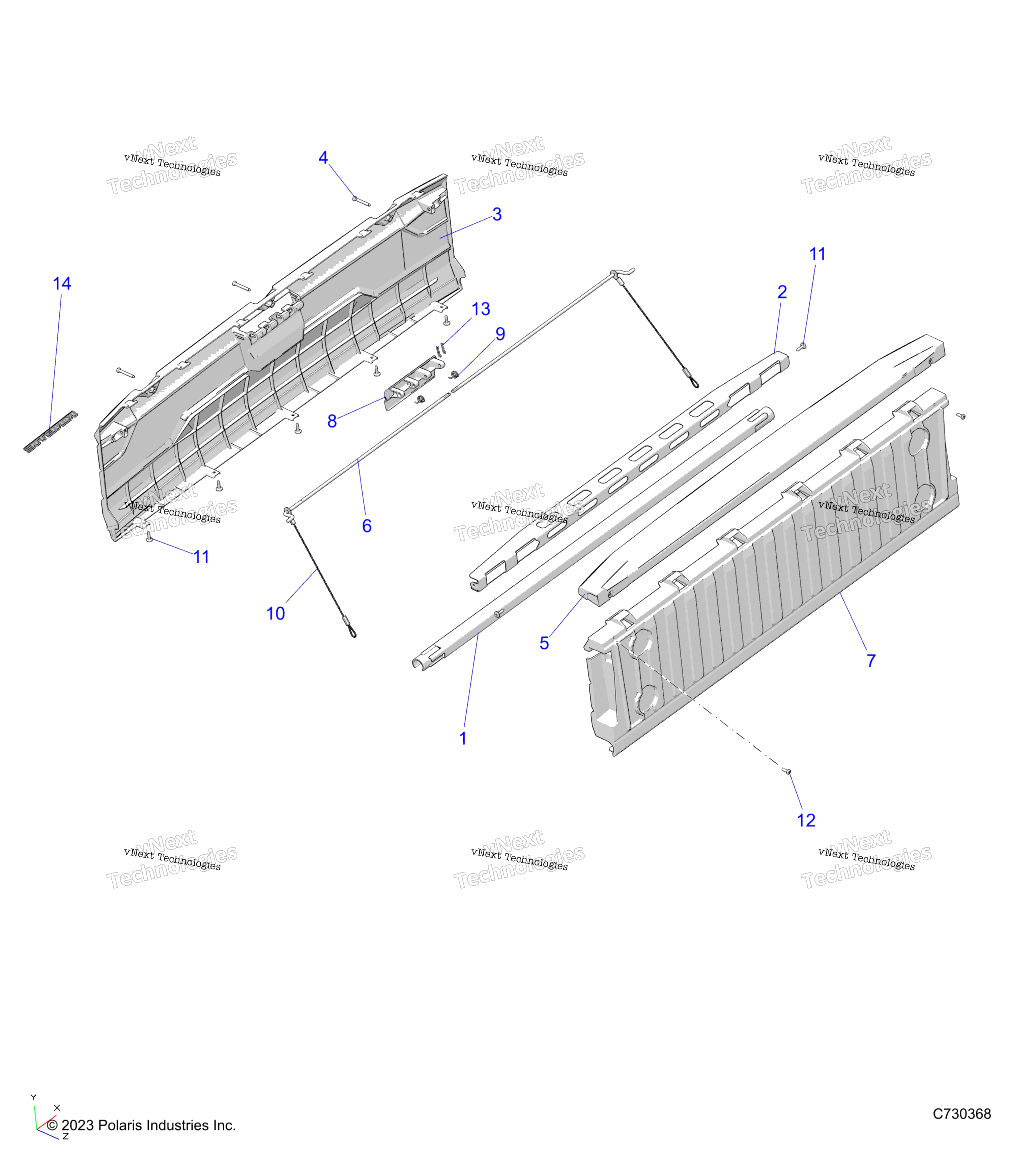 Body, Box, Tailgate R23e3gc3fd / Sc3cd / Sc3fd