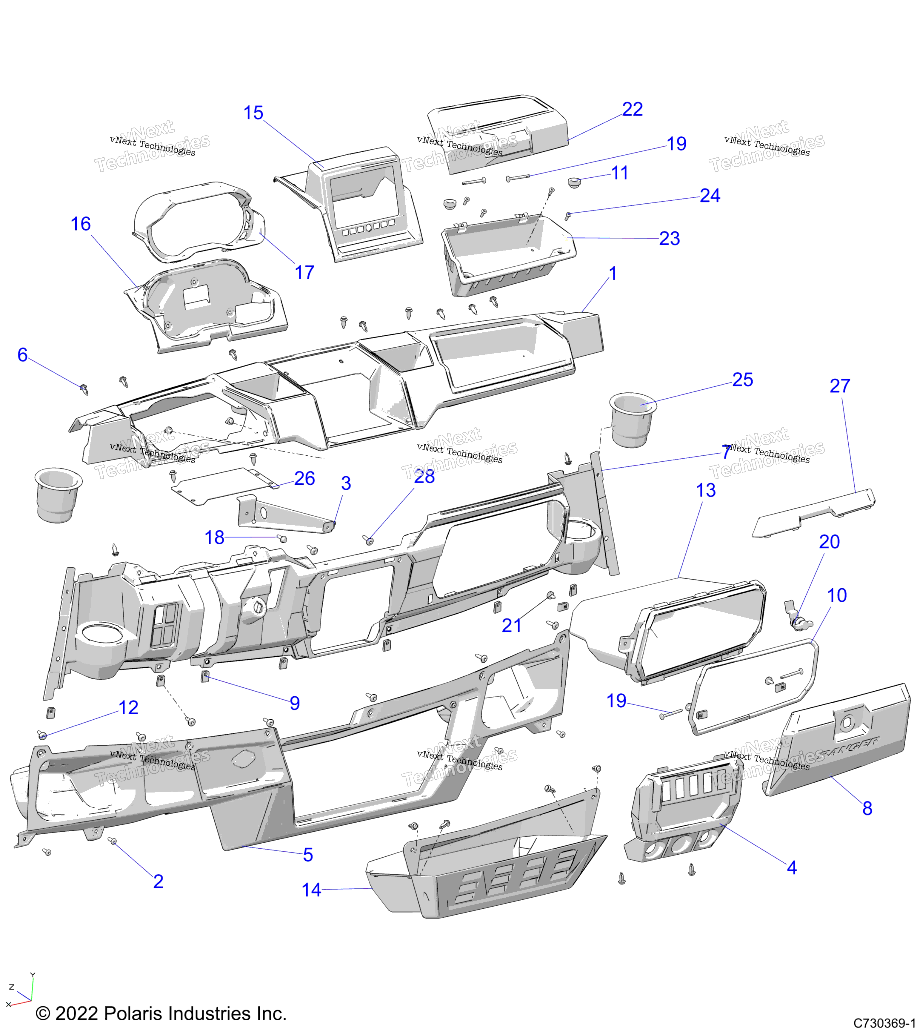 Кузов, панель приборов R23e3gc3fd/Sc3cd/Sc3fd