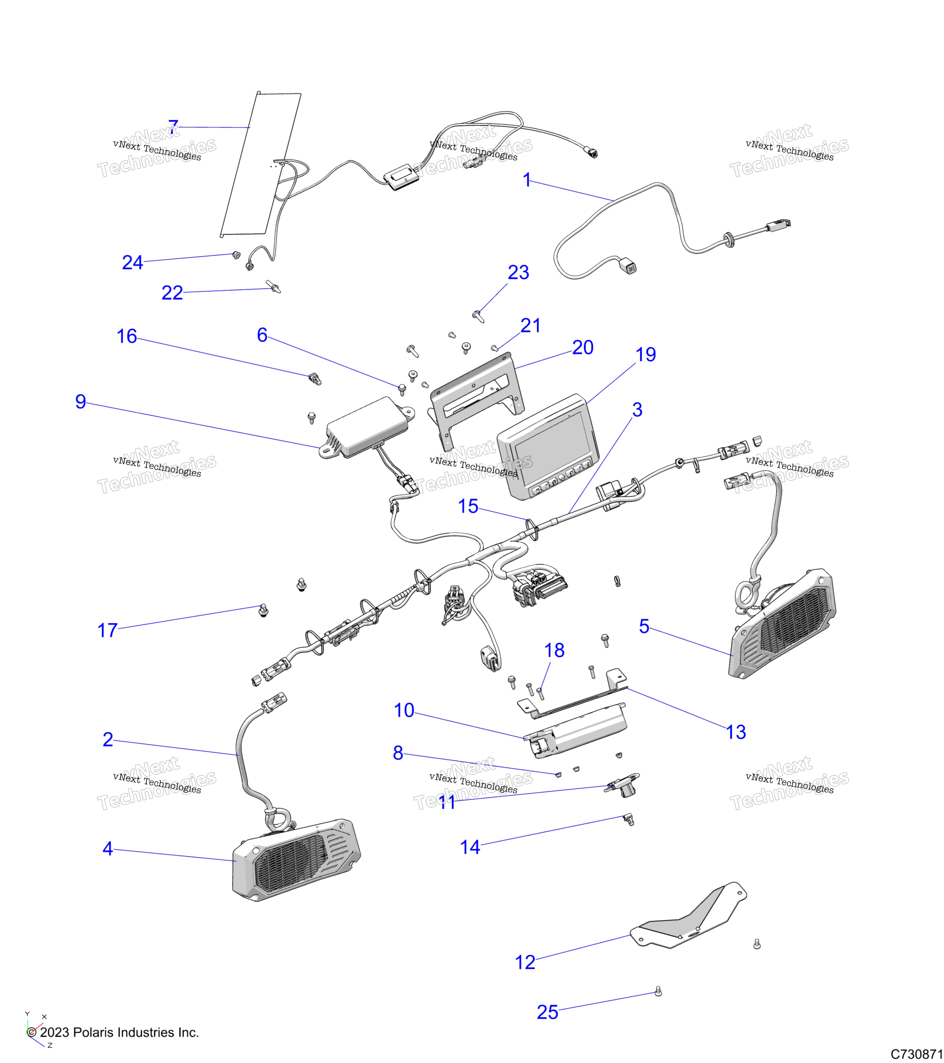 Electrical, Dash Components, Ride Command R23e3gc3fd / Sc3cd / Sc3fd